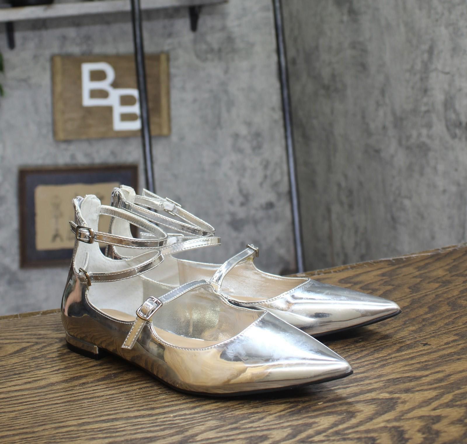 Other Inc International Concepts Valan Flats Silver Gray 7.5m Size US 7.5 / IT 37.5 - 1 Thumbnail