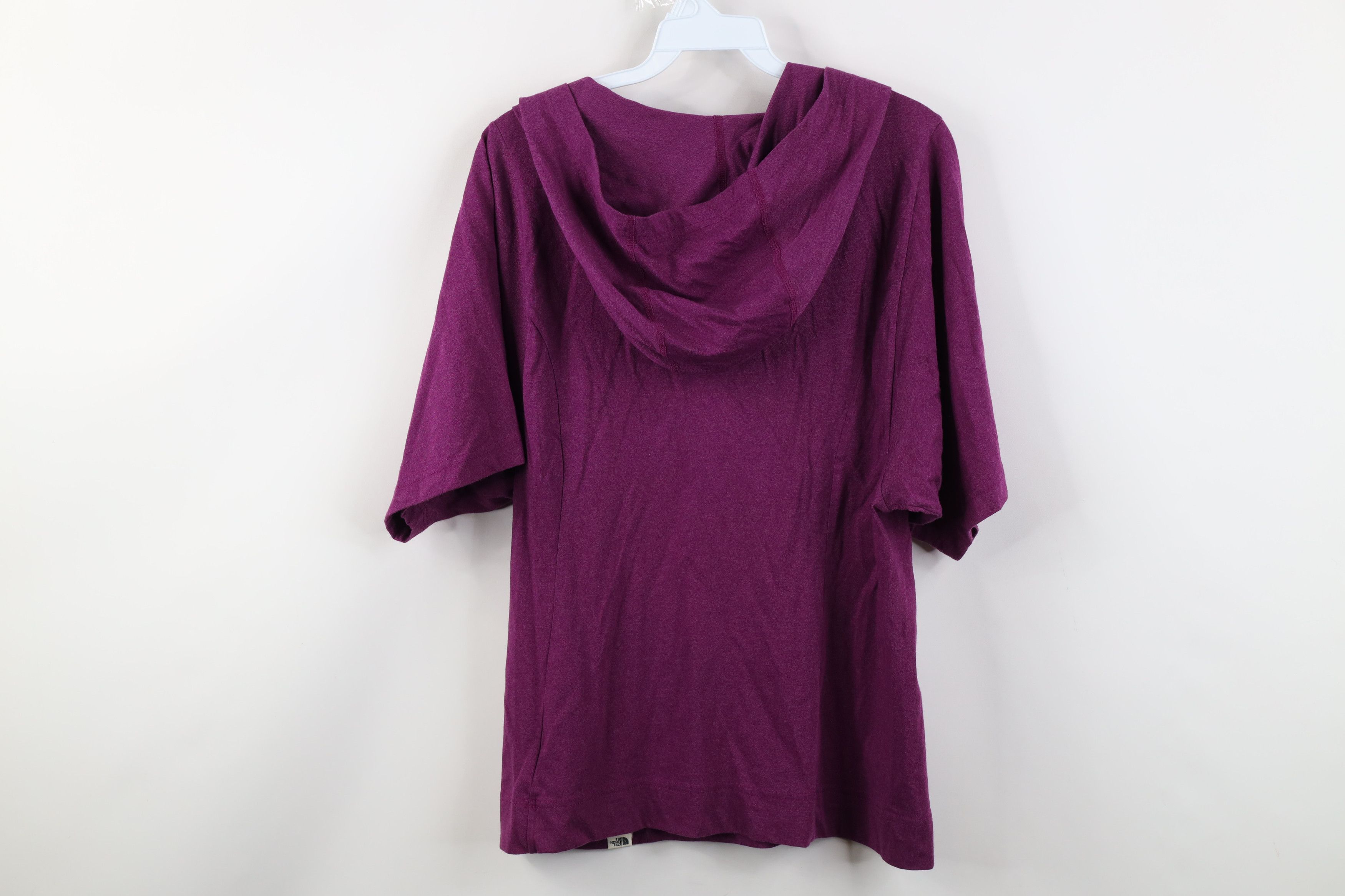 The North Face The North Face Short Sleeve Hooded T-Shirt Knit Purple Size S / US 4 / IT 40 - 10 Thumbnail