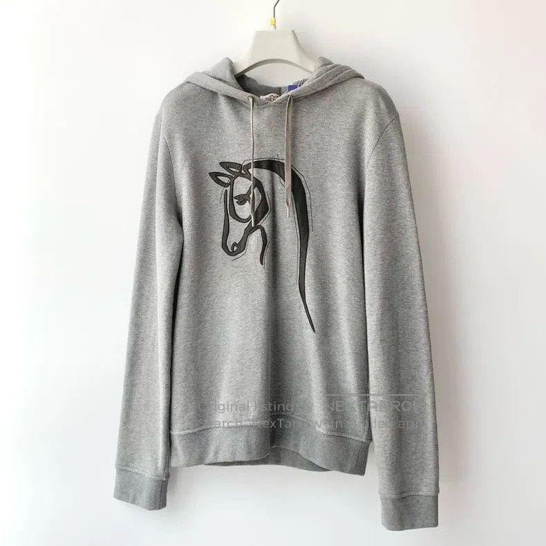 Hermes Gray Sweatshirt