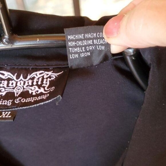 Other Dragonfly Clothing Co. Fire Eagle Skull Motor Buttondown Sho Size US XL / EU 56 / 4 - 4 Thumbnail