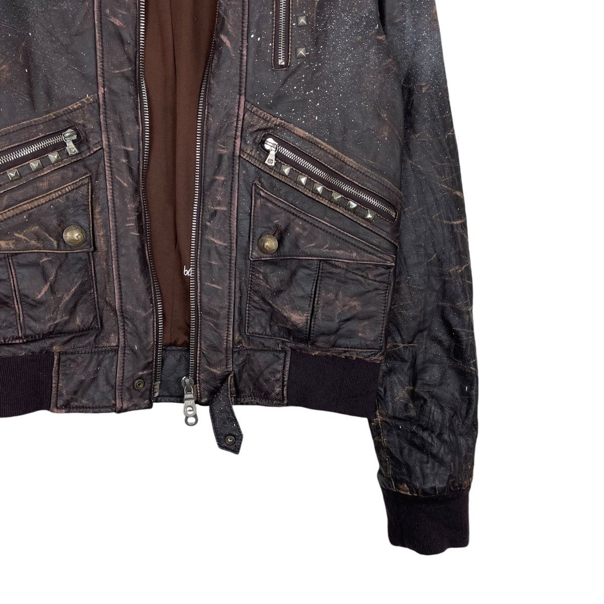 Japanese Brand × KMRii 💥ADVANTAGE CYCLE SKULL & STUD BIKER JACKET Size US S / EU 44-46 / 1 - 4 Thumbnail
