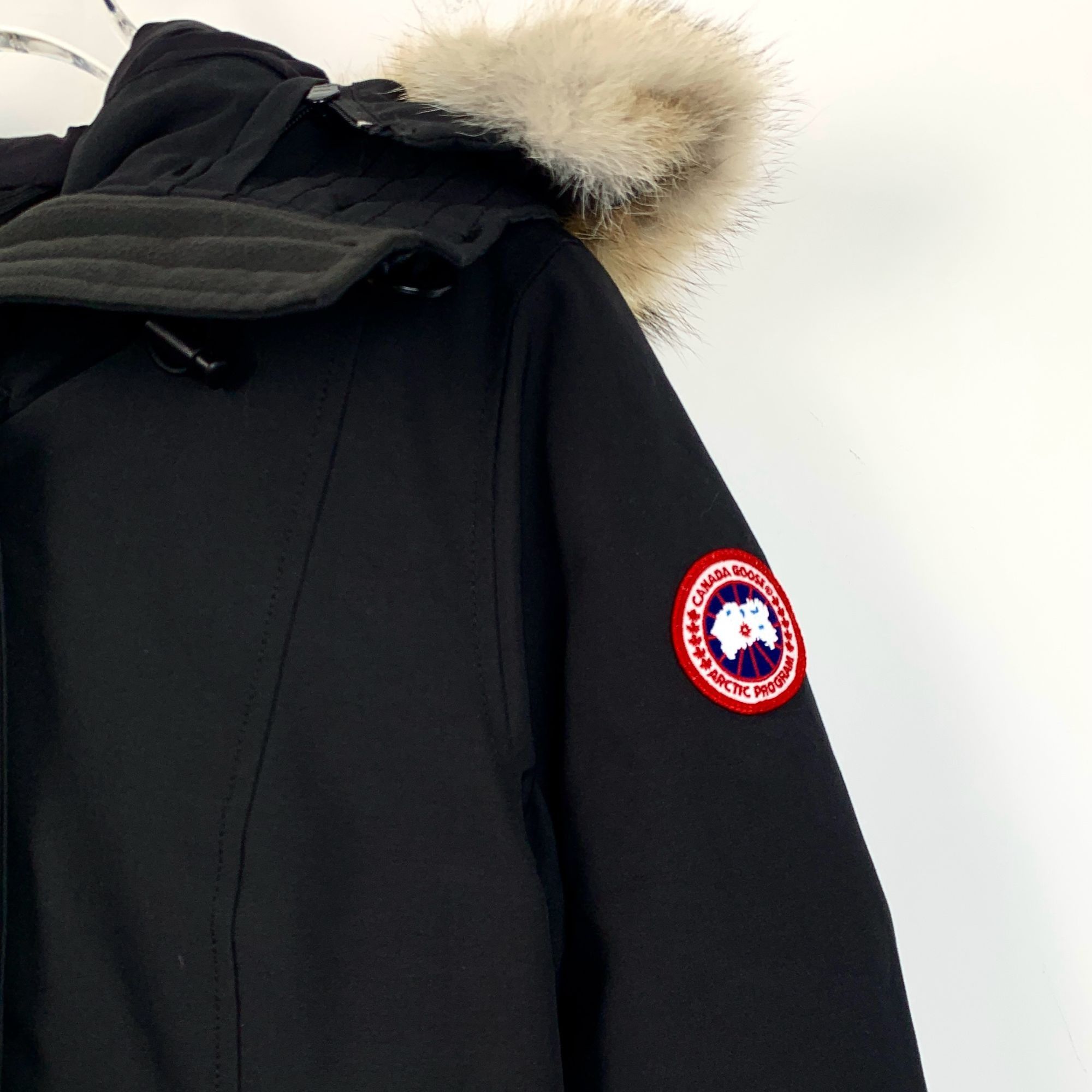 Canada Goose Canada Goose Womens Parka Coat With Fur Hood Black S/P Size S / US 4 / IT 40 - 3 Thumbnail