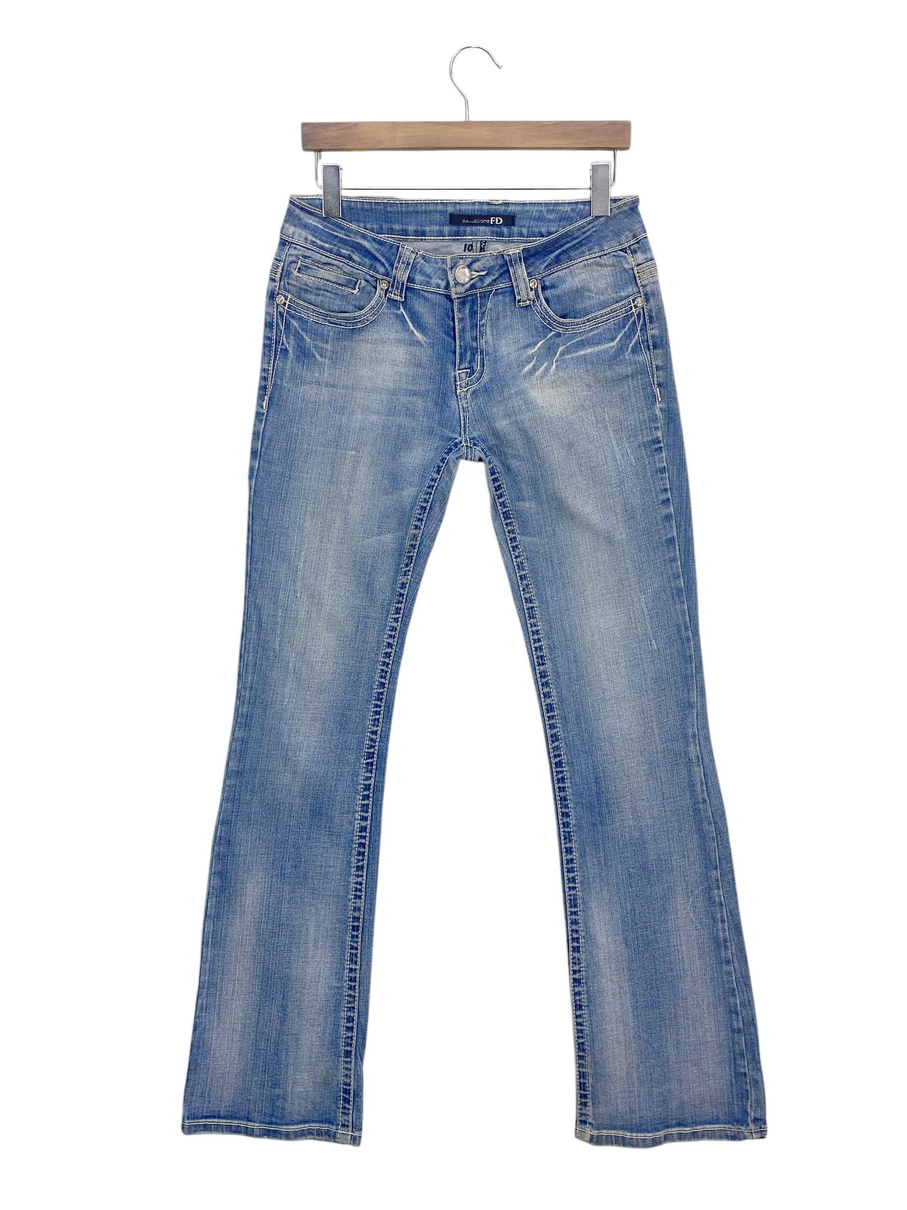 Japanese Brand Seduction FD Denim Flare Jeans Size 27" / US 4 / IT 40 - 2 Thumbnail
