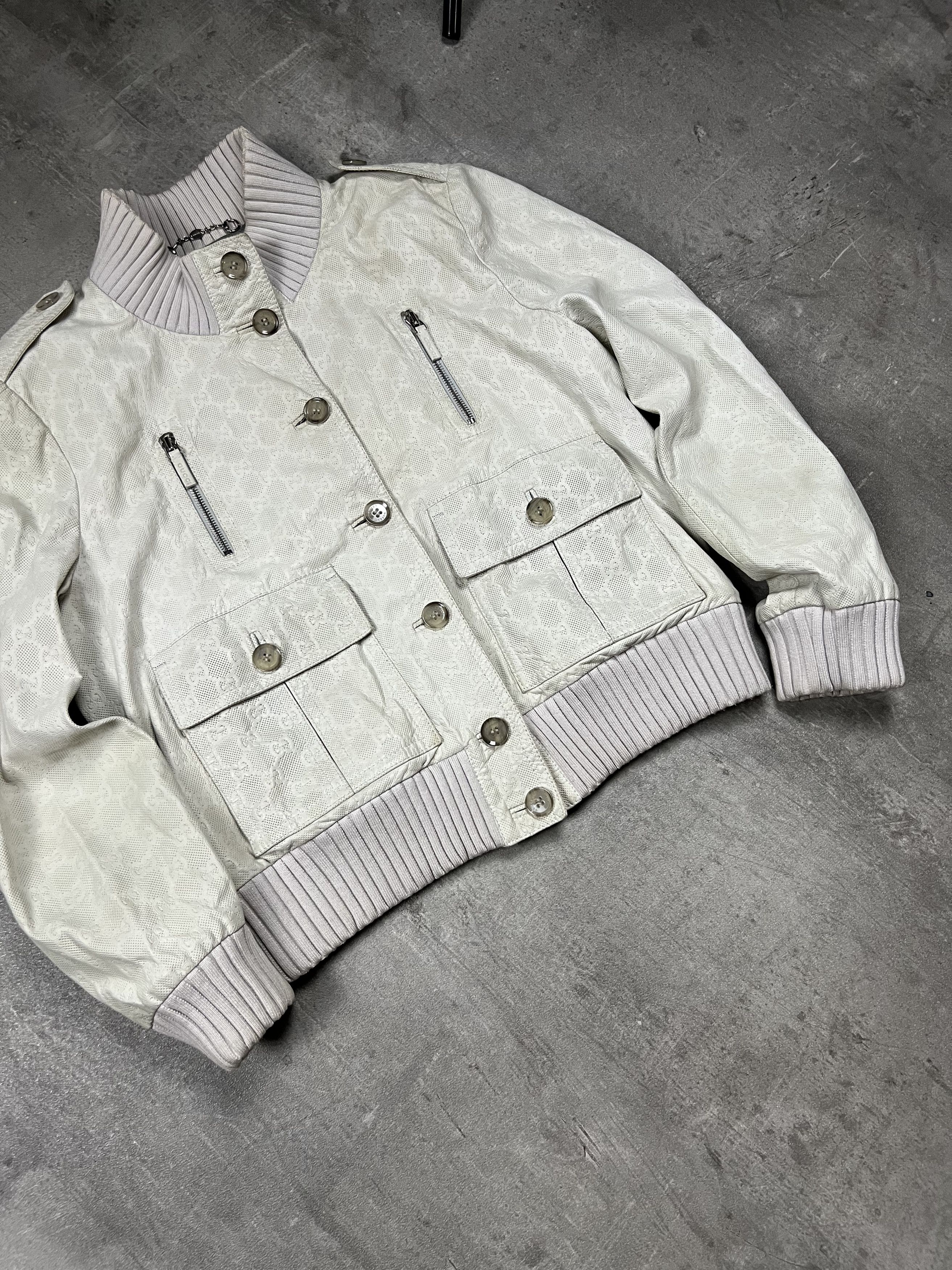Gucci gucci monogram leather jacket size 46 M Size M / US 6-8 / IT 42-44 - 2 Thumbnail