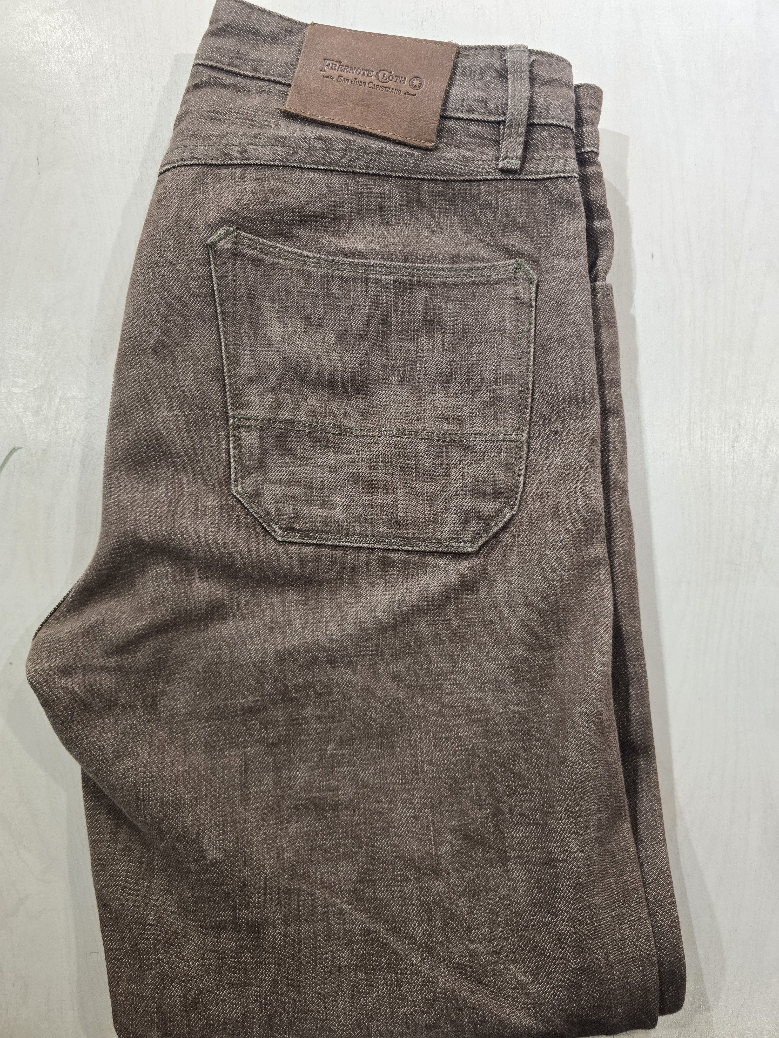 Freenote Freenote Wilkes Brown Jeans 13 oz Size US 31 - 4 Thumbnail