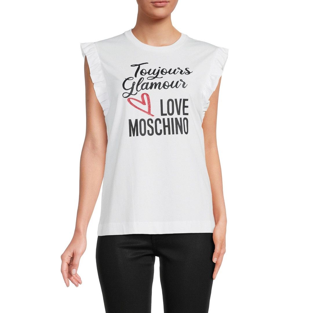 Love Moschino Love Moschino Toujours Glamour Top – Size IT 40 / US 4-6 Size S / US 4 / IT 40 - 1 Thumbnail