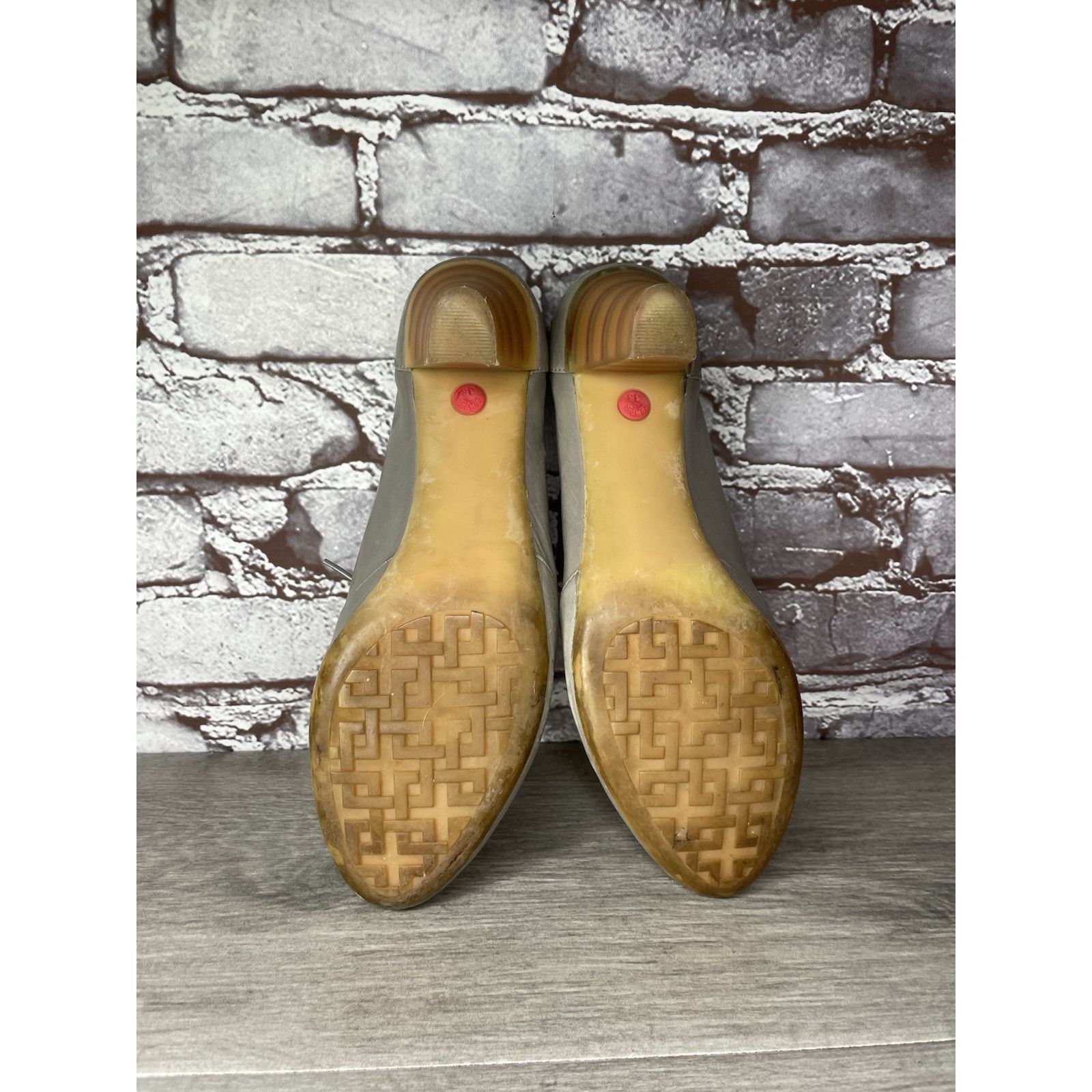 Camper Camper Gray Leather High Heel Lace Up Oxfords Shoes Women Sz Size US 7.5 / IT 37.5 - 14 Thumbnail