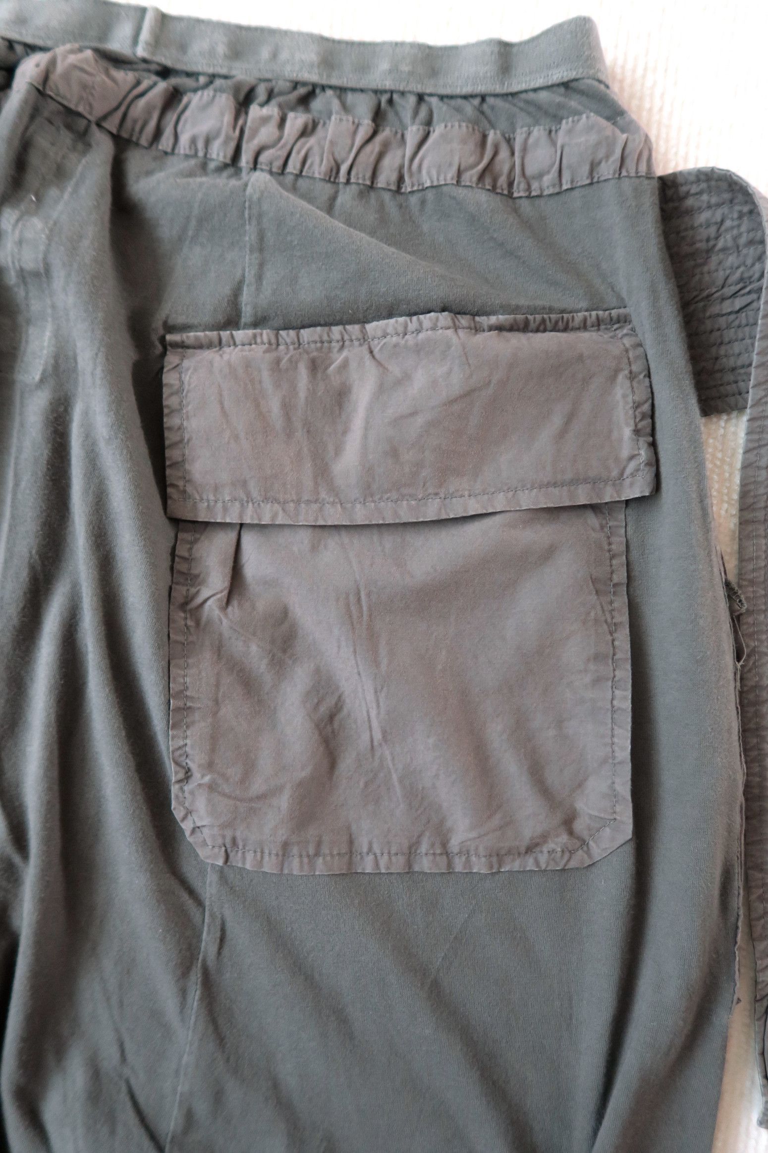 Rick Owens Drkshdw Rick Owens Exploder DNA Dust Creatch Drop Crotch Cargo Pants Size US 36 / EU 52 - 13 Thumbnail