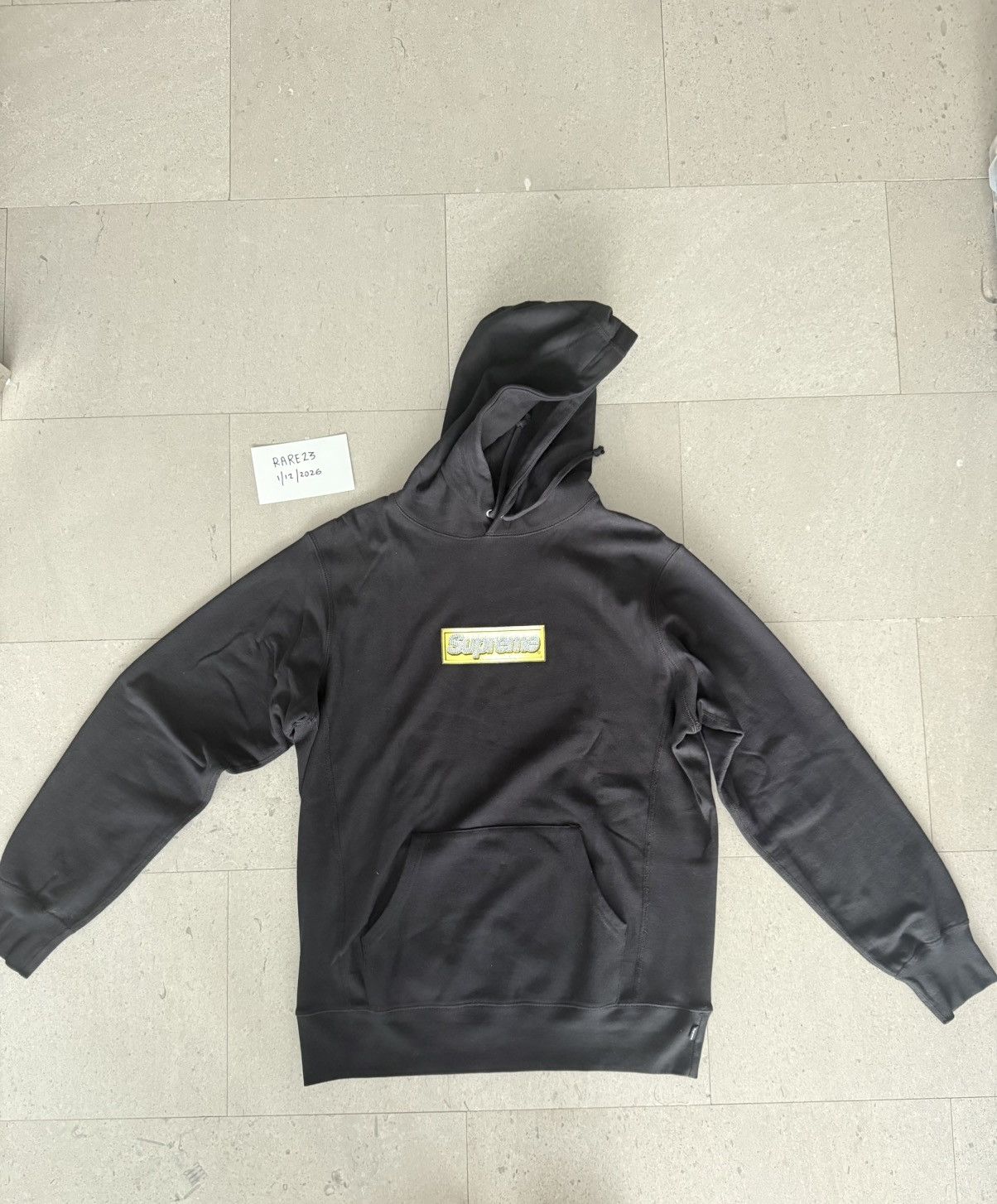 Supreme Supreme Bling Box Logo Hoodie SS22 Size US L / EU 52-54 / 3 - 1 Thumbnail
