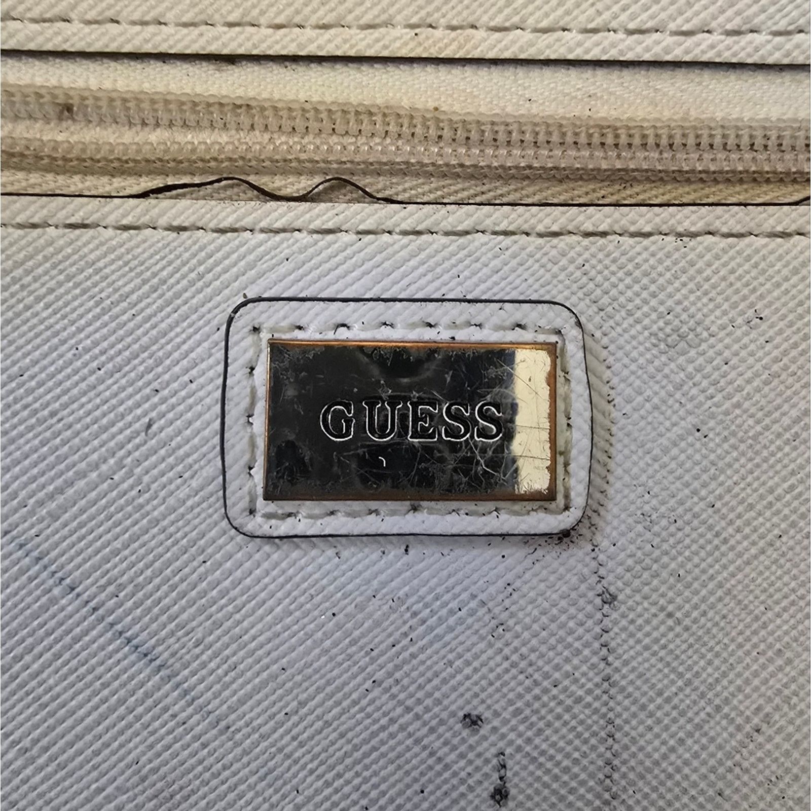 Guess White Black Trim Detailed GUESS Tote Size ONE SIZE - 3 Thumbnail