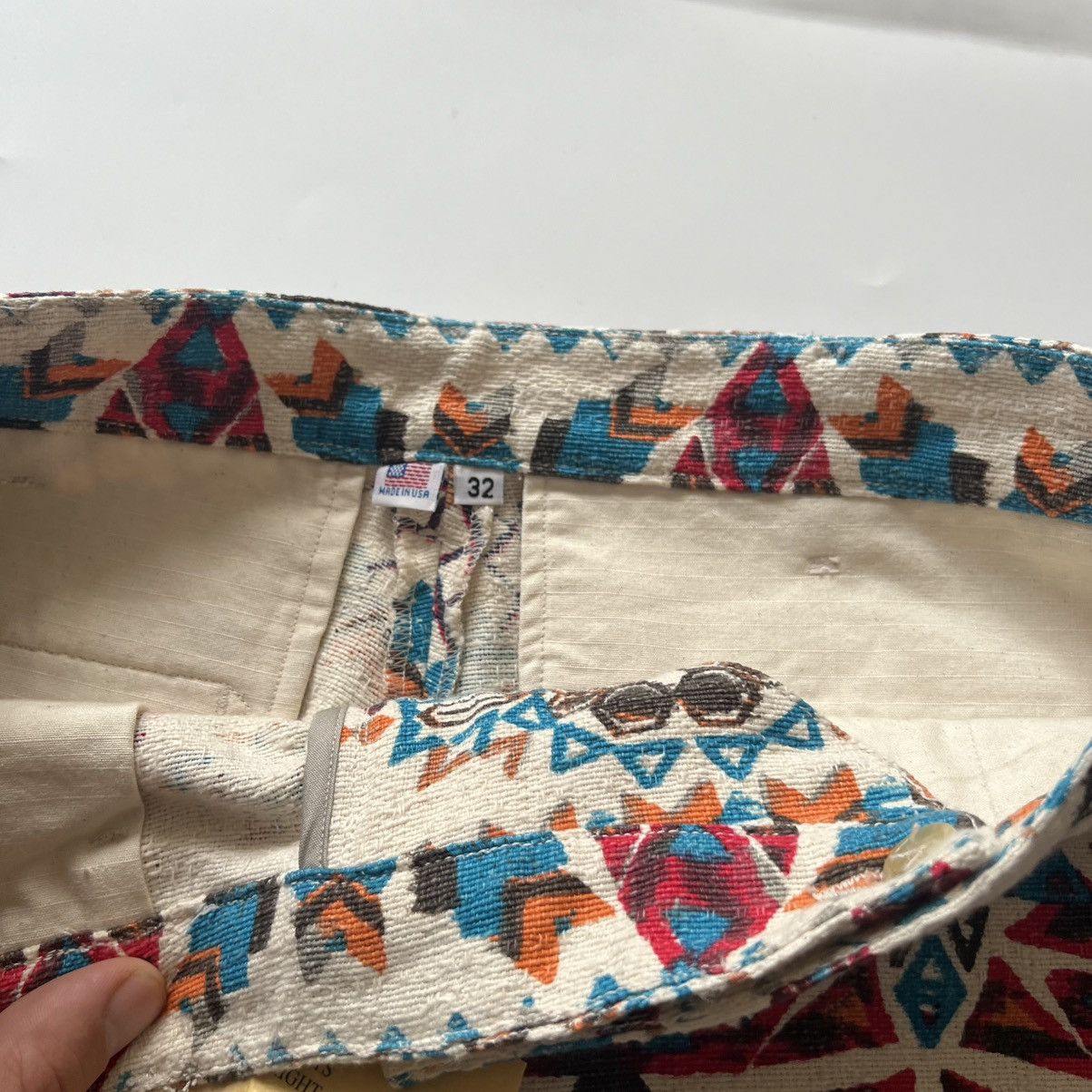 Monitaly Monitaly Navajo Pattern Trousers USA Vintage Inspired Pants Size US 32 / EU 48 - 5 Thumbnail