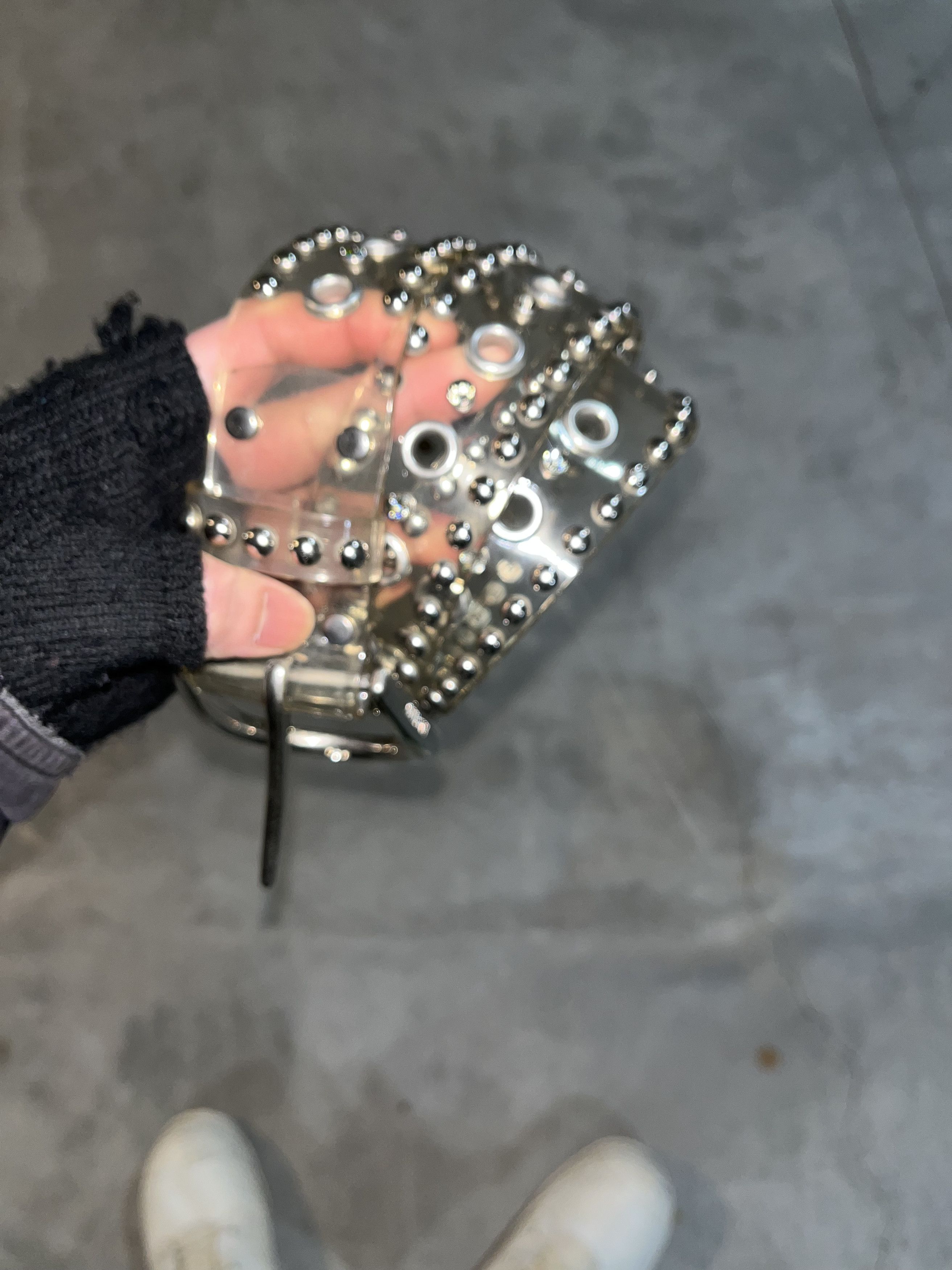 Hysteric Glamour Clear PVC Swarvoski Studded belt Size ONE SIZE - 6 Thumbnail