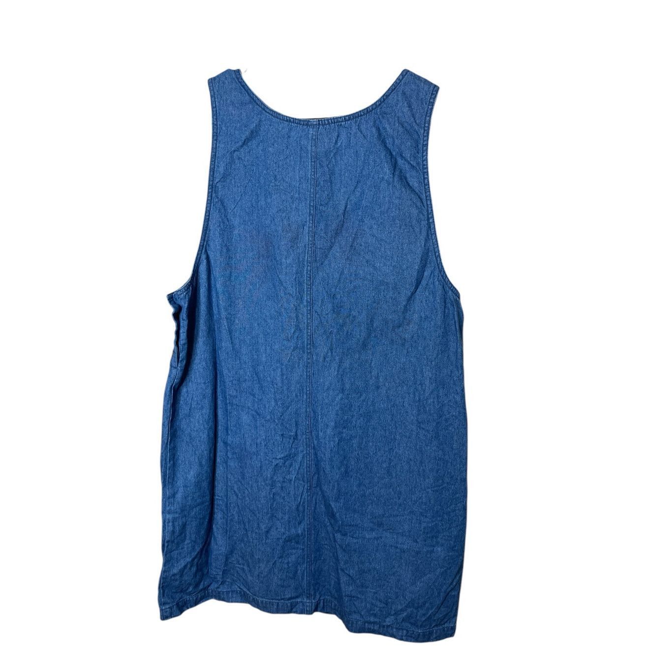 Other Vintage The Quaker Factory Denim Embroidered Fish Sleeveless Size L / US 10 / IT 46 - 8 Thumbnail