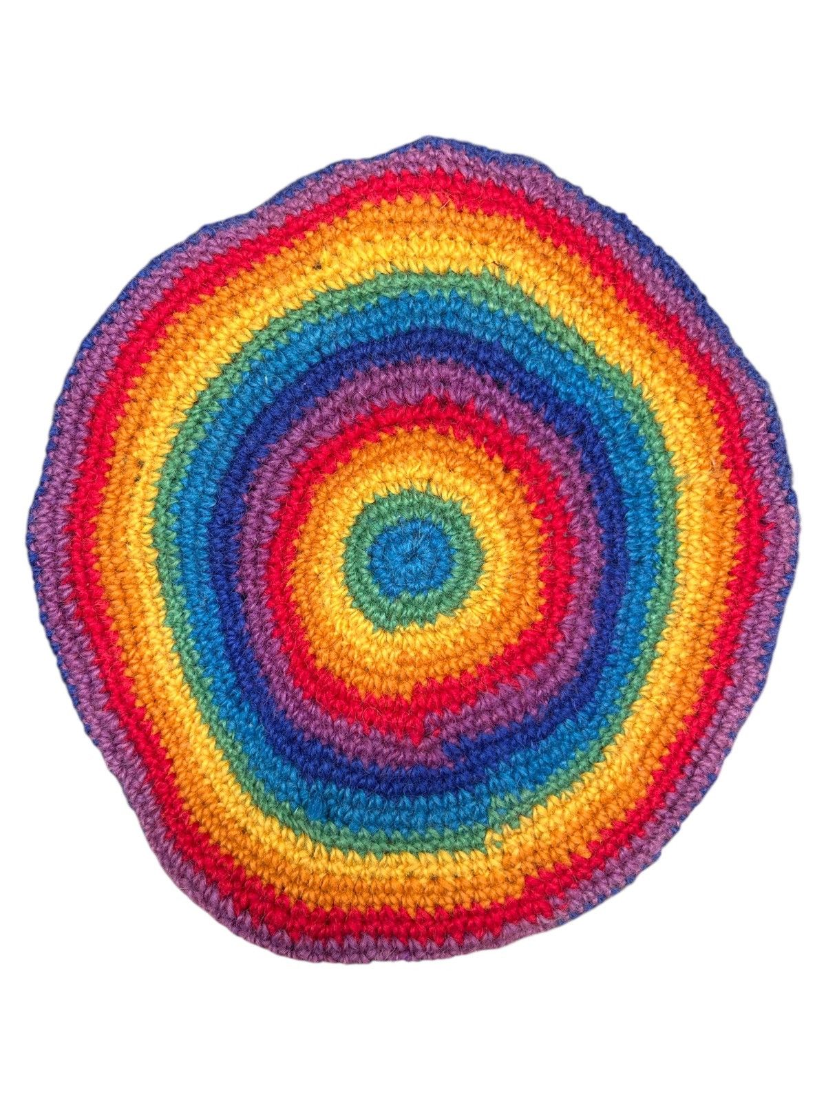 Japanese Brand × Kapital × Vintage Crochet Knitted Handmade Hippies Style big Hats Size ONE SIZE - 1 Thumbnail