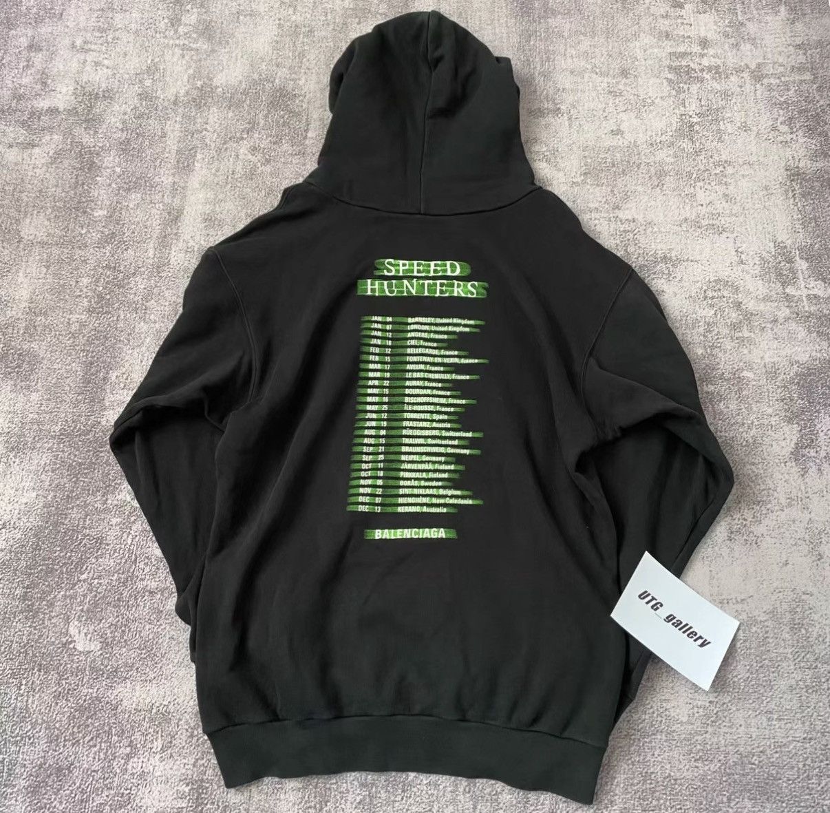 Balenciaga Balenciaga Black Green Band Portrait Hoodie Size US S / EU 44-46 / 1 - 4 Thumbnail