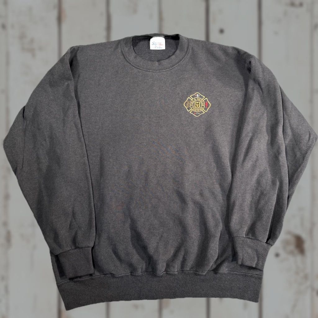 Vintage VTG 1980’S Sweatshirt Men’S SZ L MIZZOU Crewneck Fire & Rescue Training Size US L / EU 52-54 / 3 - 1 Thumbnail