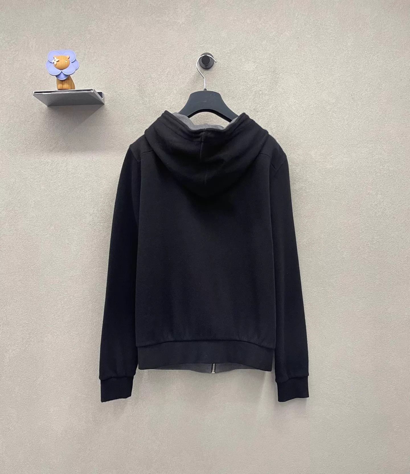 Dior Dior black zipper hooded jacket S classic sporty Size S / US 4 / IT 40 - 2 Thumbnail