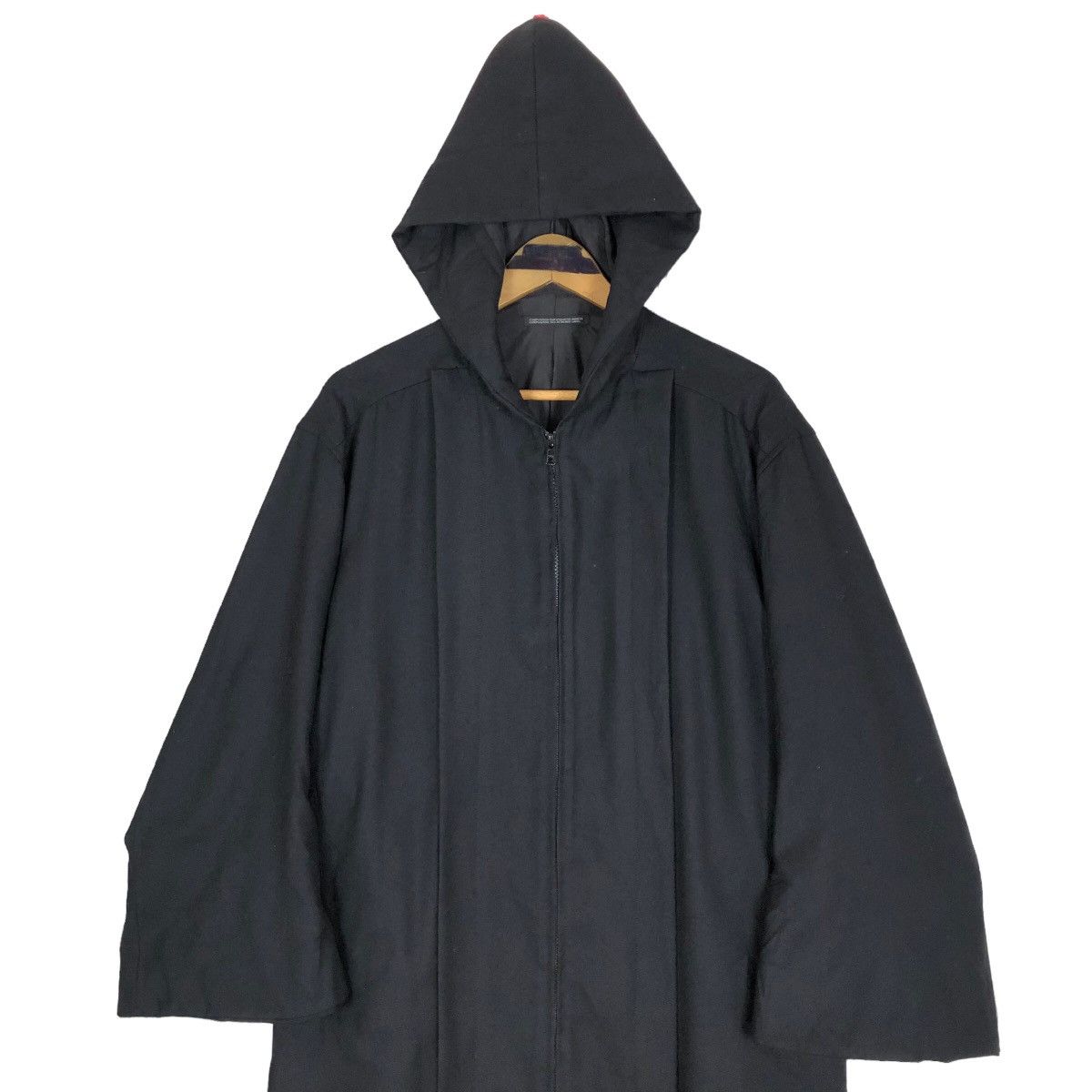 Yohji Yamamoto Vintage Yohji Yamamoto Femme 2005SS Hooded Wool Overcoat Size S / US 4 / IT 40 - 6 Thumbnail