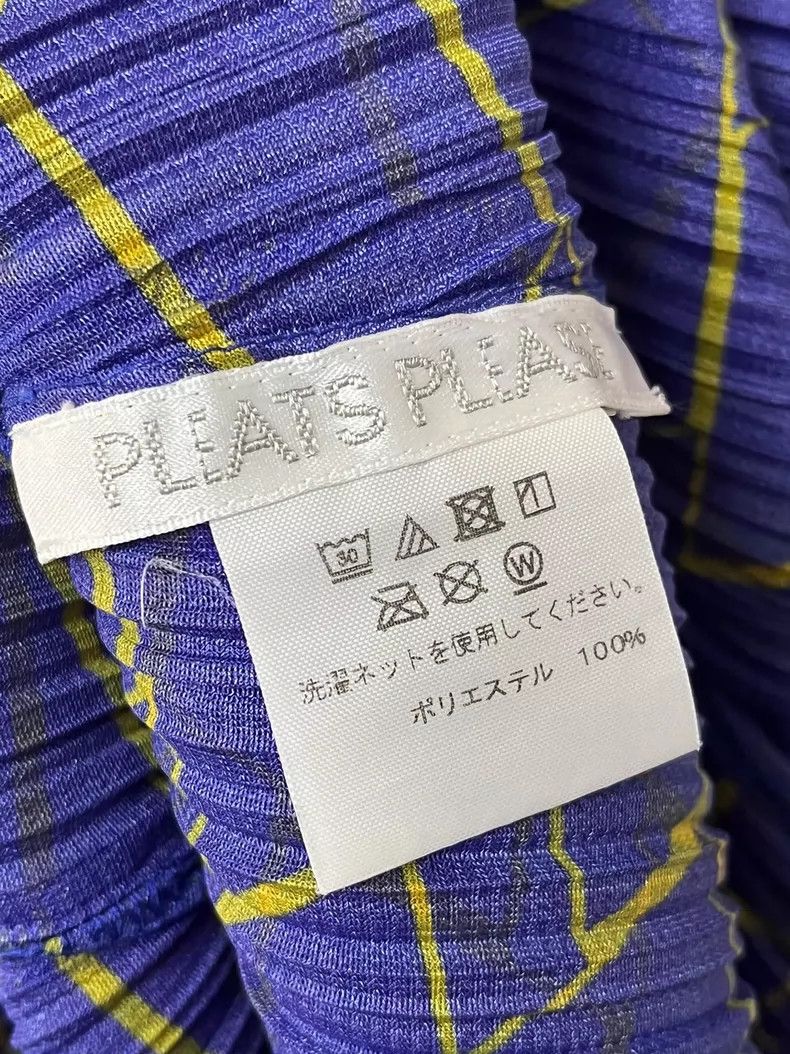 Issey Miyake Issey Miyake size:3 Blue-purple pleated short-sleeved shir Size S / US 4 / IT 40 - 3 Thumbnail