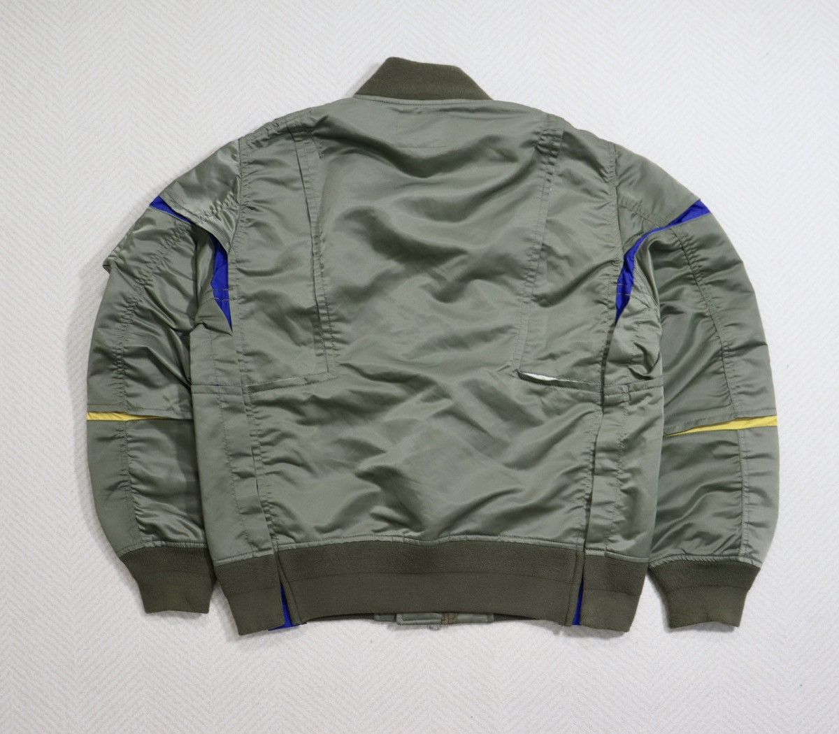 Sacai Sacai 21aw Nylon Twill Blouson MA1 Jacket size3 Size US L / EU 52-54 / 3 - 4 Thumbnail