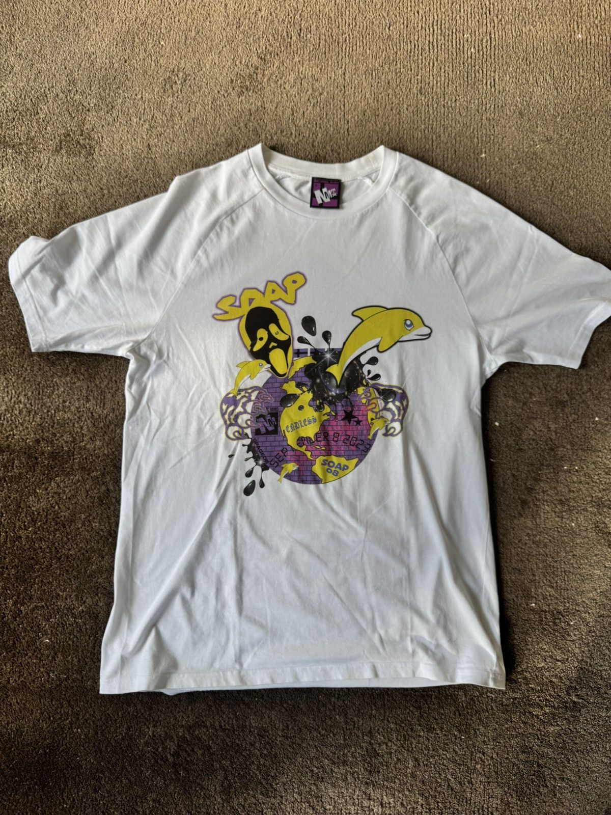 Drain Gang × Sad Boys Soap08 Bladee Tshirt Size US L / EU 52-54 / 3 - 1 Thumbnail