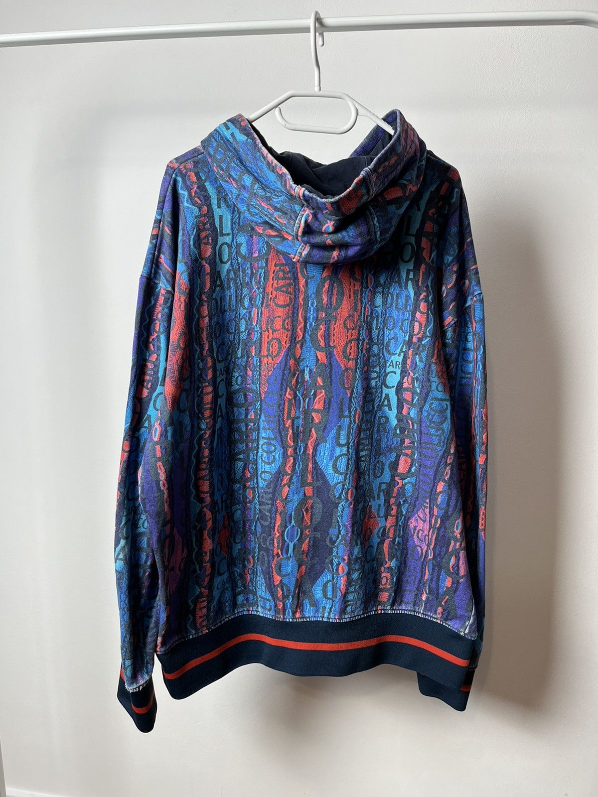 Carlo Colucci × Vintage Vintage Carlo Colucci Oversized Monogram Hoodie Size US XXL / EU 58 / 5 - 10 Thumbnail