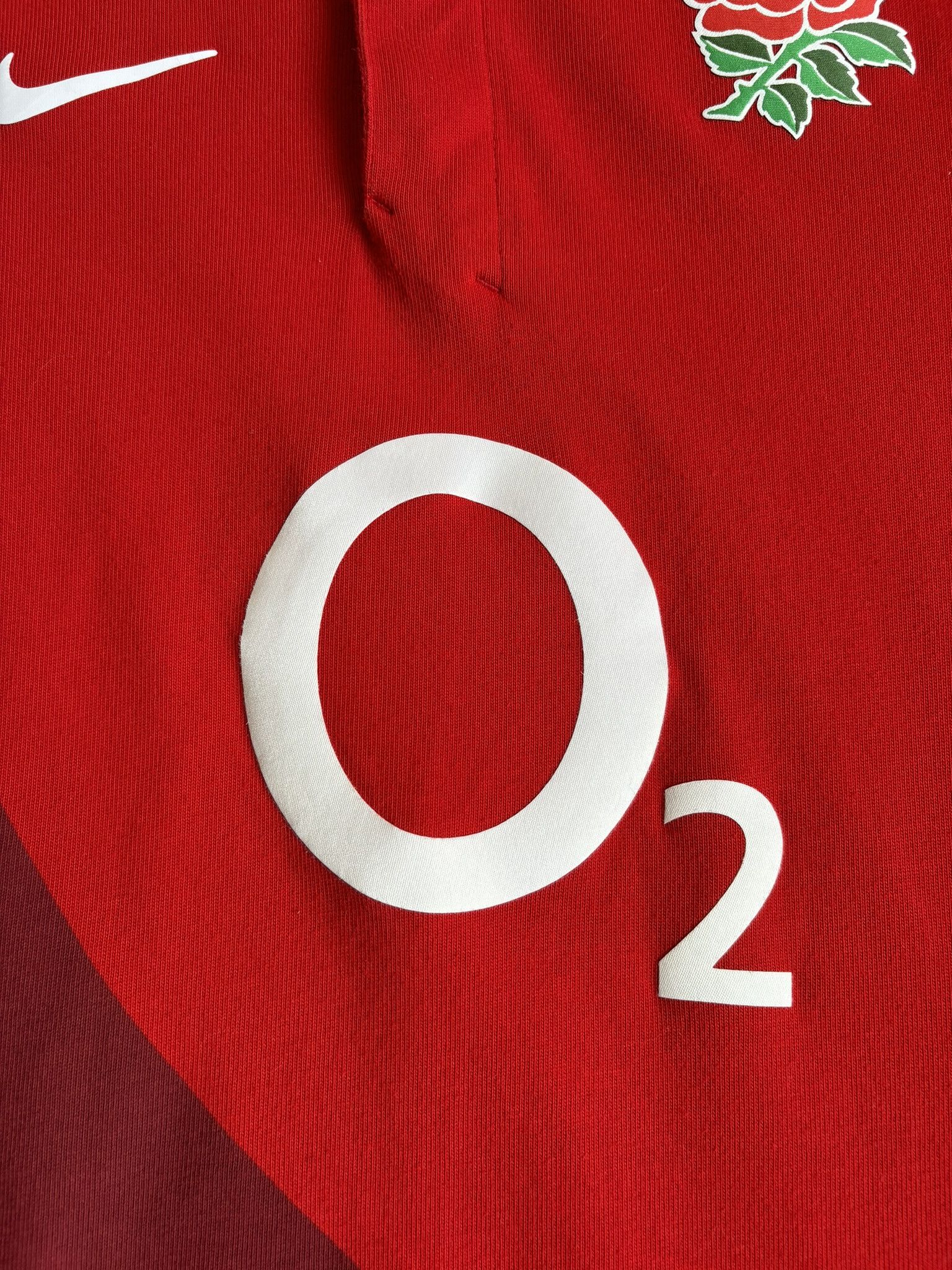 Nike England Rugby Nike o2 red long jersey Size. L Size US L / EU 52-54 / 3 - 10 Thumbnail