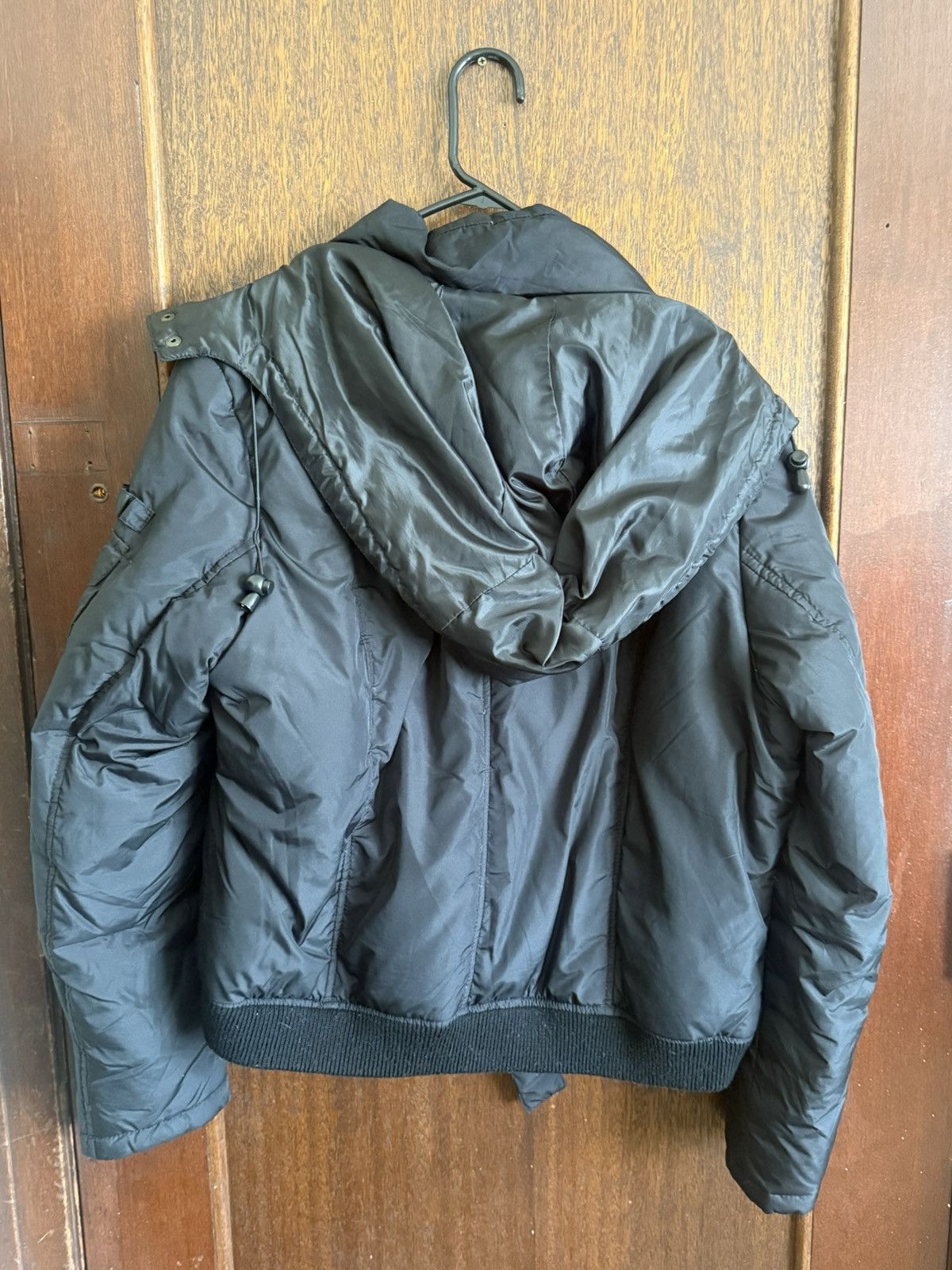 Other Vintage black cropped down military puffer jacket Size US L / EU 52-54 / 3 - 2 Thumbnail