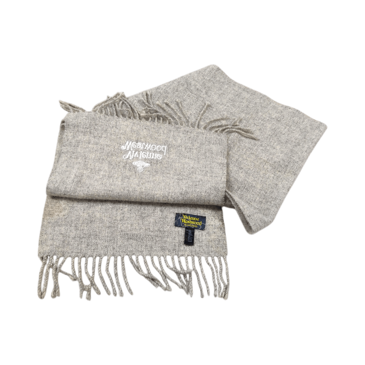 Smartwool × Vivienne Westwood Vivienne Westwood Embroidered Logo Wool Muffler Scarf Size ONE SIZE - 5 Thumbnail