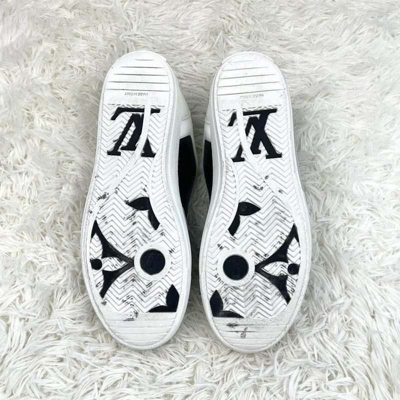 Louis Vuitton Louis Vuitton Charlie Leather Low-Top Sneakers - Size US 9 / EU 42 - 4 Thumbnail