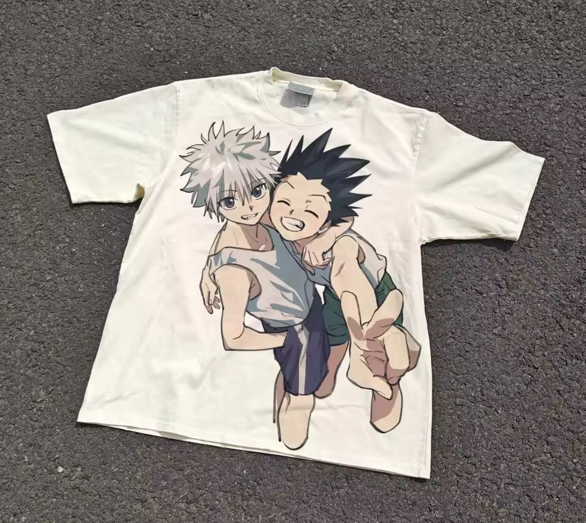 Japanese Brand Classic Y2K Hunter X Buddy Comic Style Heavyweight TShirt Size US M / EU 48-50 / 2 - 1 Thumbnail