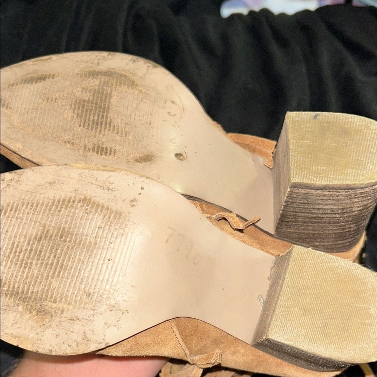 Steve Madden Steve Madden Tan Fringe Ankle Booties Size US 9.5 / IT 39.5 - 5 Thumbnail