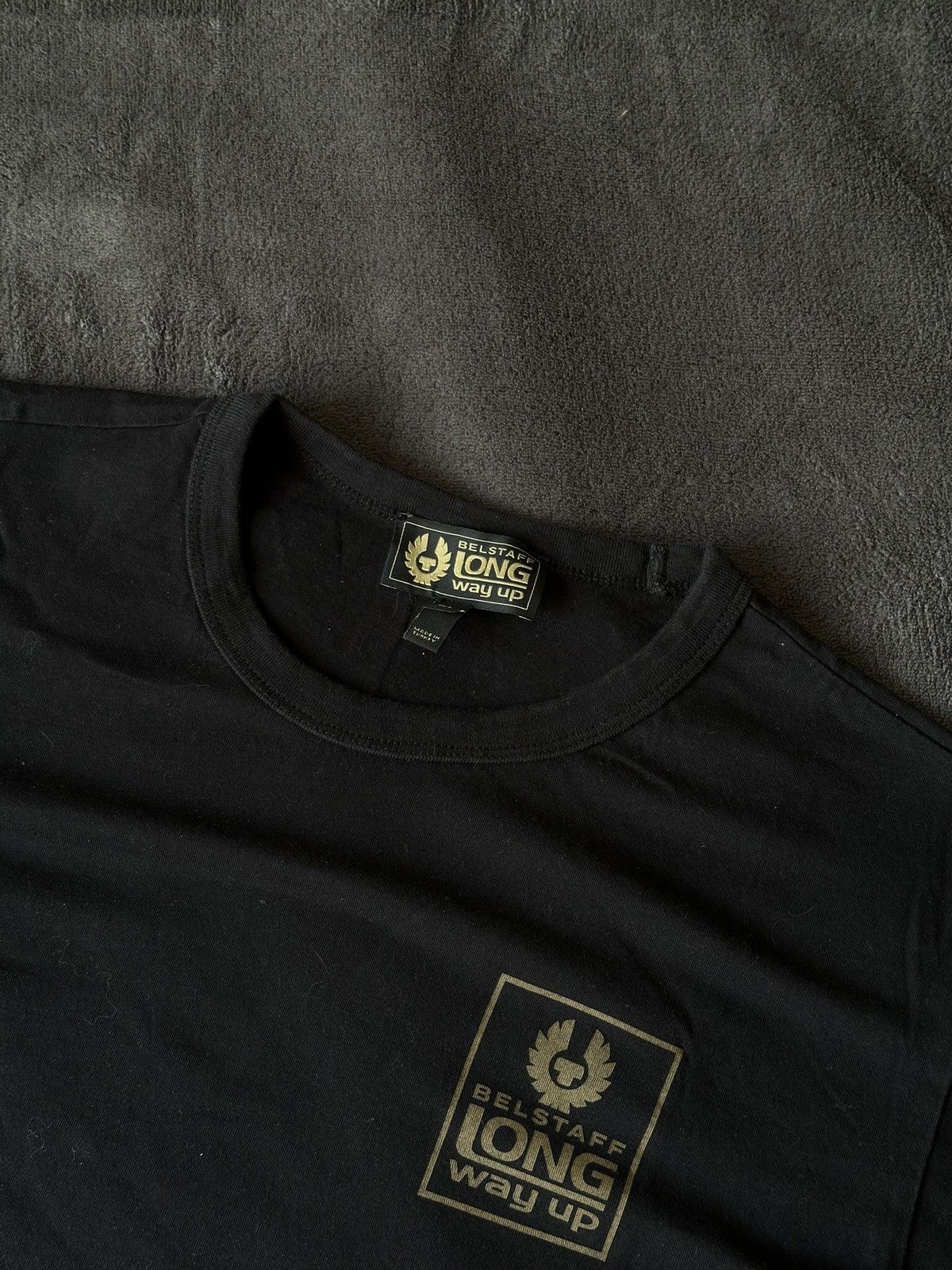 Belstaff × Vintage Vintage Belstaff T Shirt Tee Logo Black Size US M / EU 48-50 / 2 - 5 Thumbnail