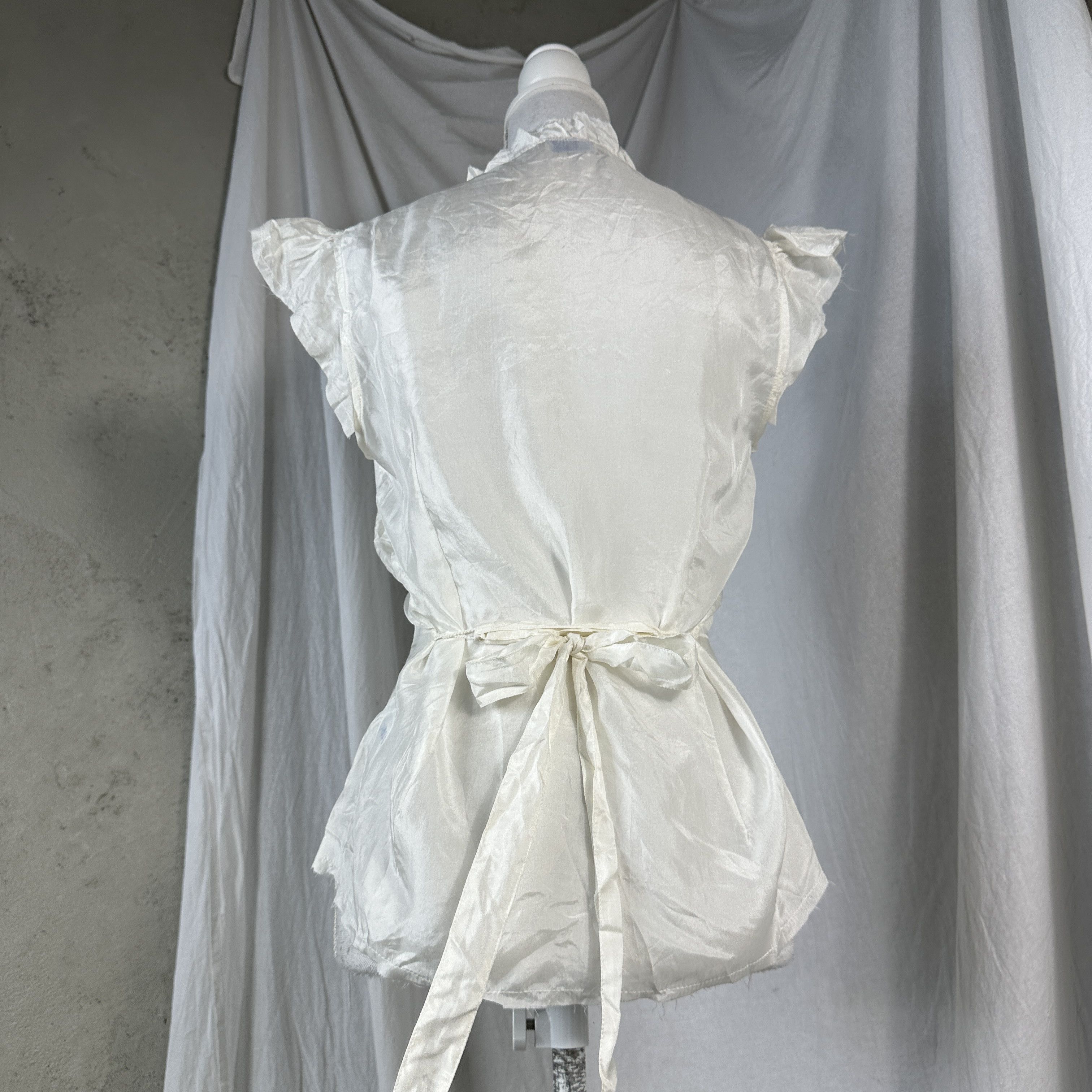 Vintage Vintage Y2K Casual Elegant Silk Shirt with Tie Size M / US 6-8 / IT 42-44 - 6 Thumbnail