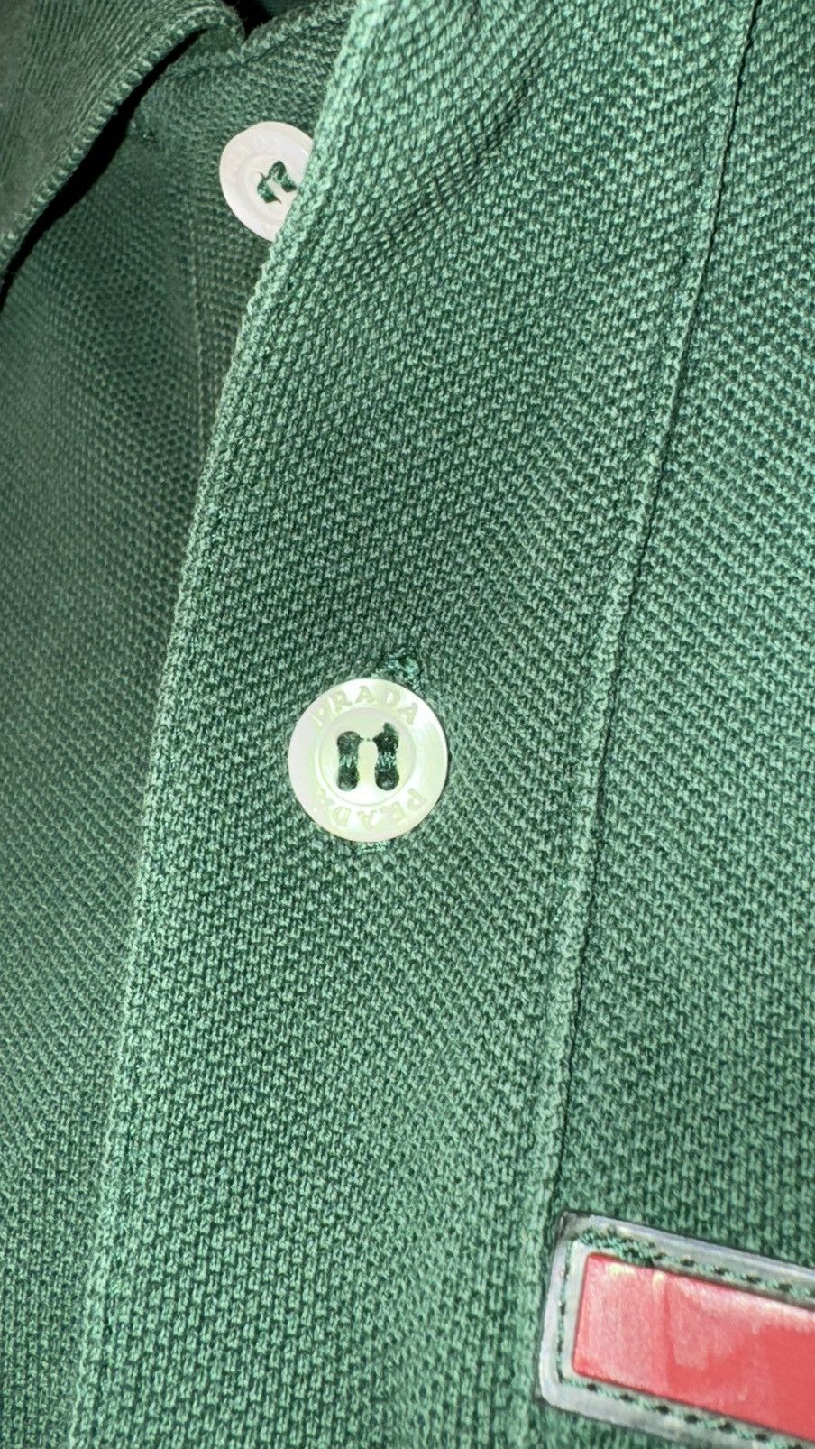 Prada Prada red tab classic polo rare green Size US M / EU 48-50 / 2 - 5 Thumbnail