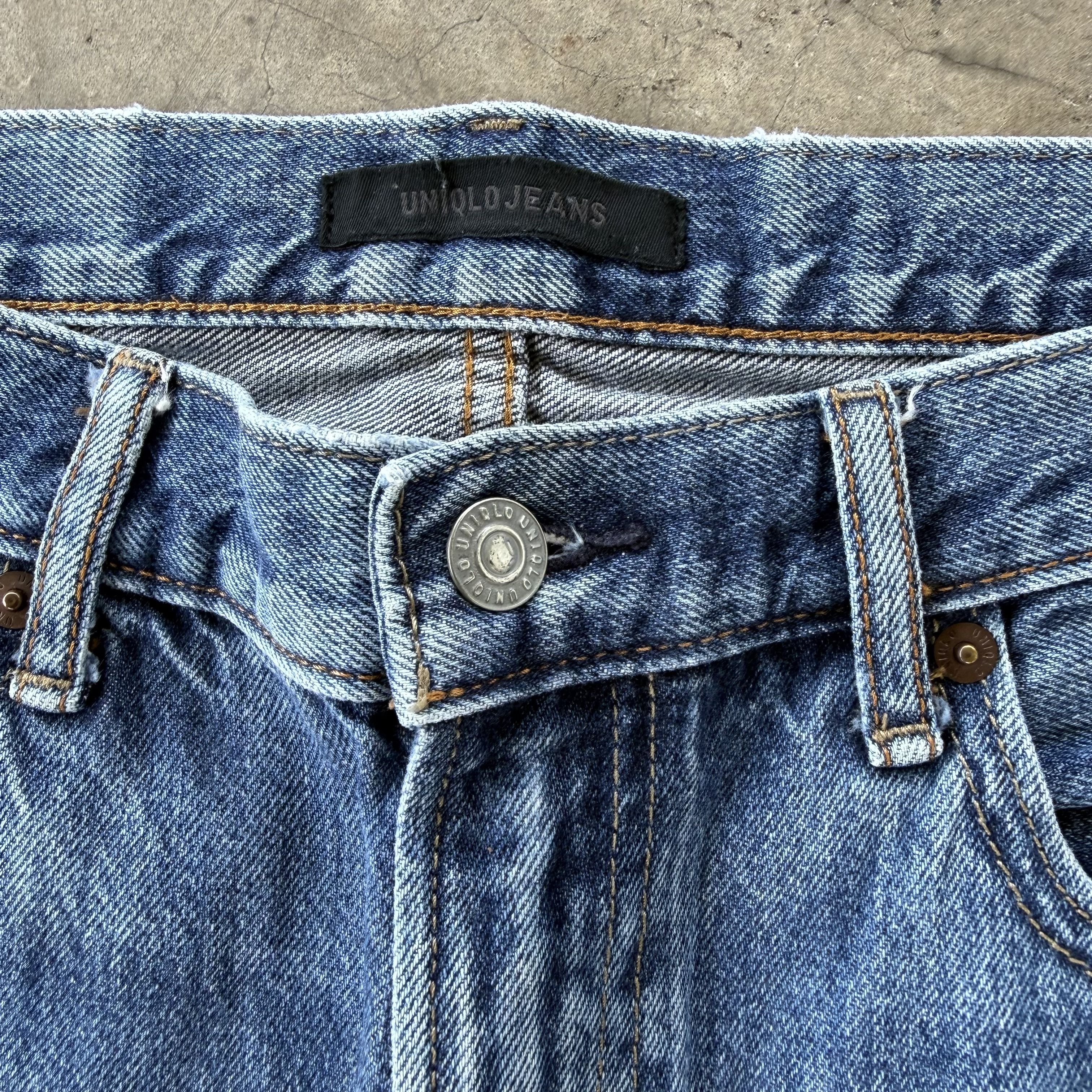 Jean Vintage Japanese Faded Stone Wash Denim Jean W34 Size US 34 / EU 50 - 4 Thumbnail