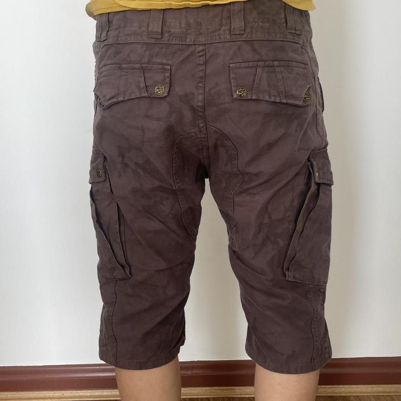 Diesel VINTAGE DEISEL 100% cotton brown camo cargo jorts Size US 32 / EU 48 - 2 Thumbnail