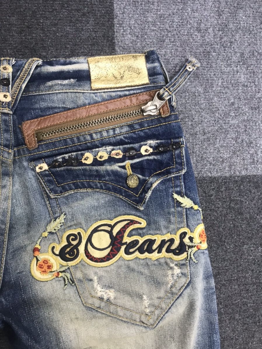 Japanese Brand Flare 🔥REDPEPPER Distressed Low Rise Jeans Size US 31 - 15 Thumbnail