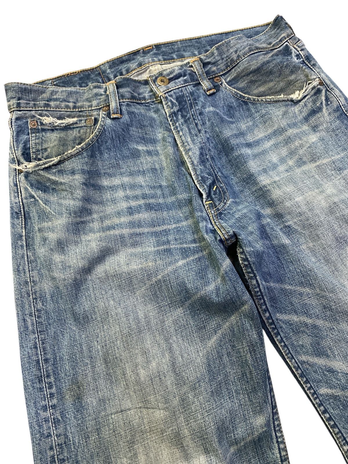 Levi's × Vintage Vintage Levi’s 503 Distressed Jeans Size US 34 / EU 50 - 3 Thumbnail