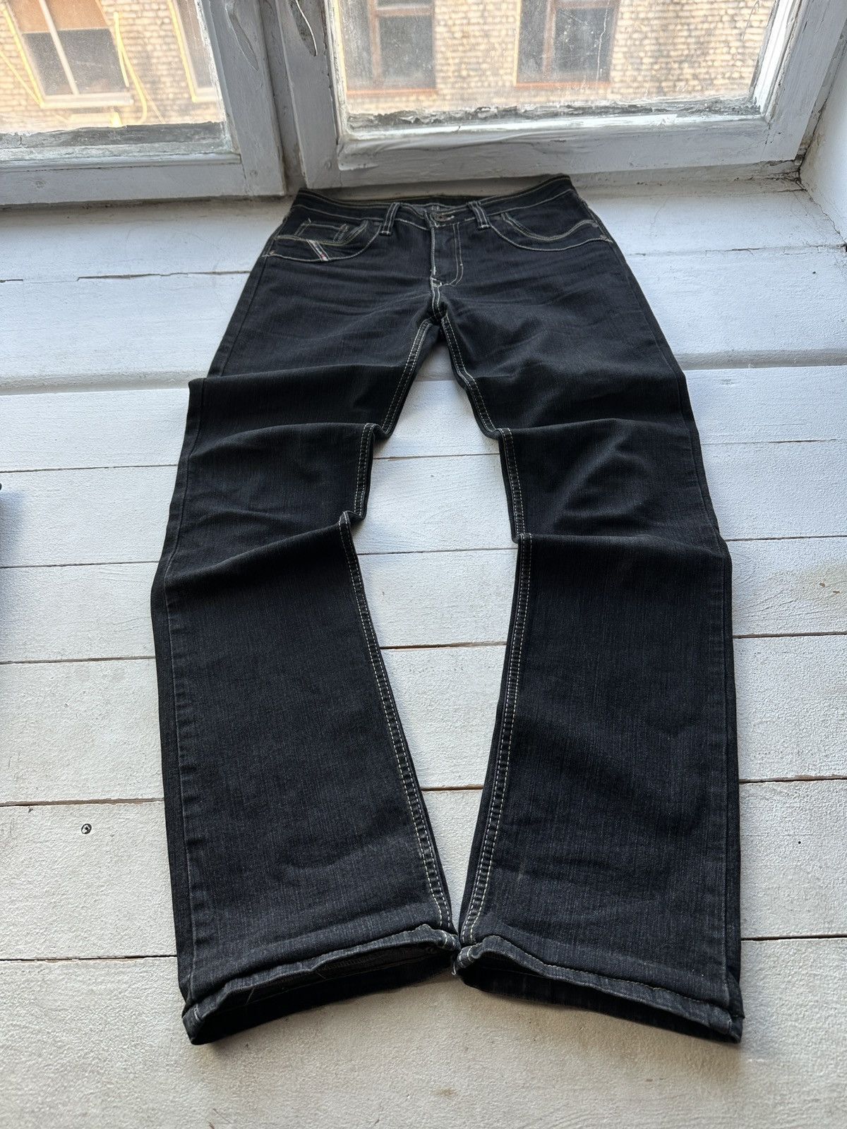 Diesel 🚨Gothic Diesel Regular Slim relax Flared Jeans Womens Size 31" - 1 Thumbnail