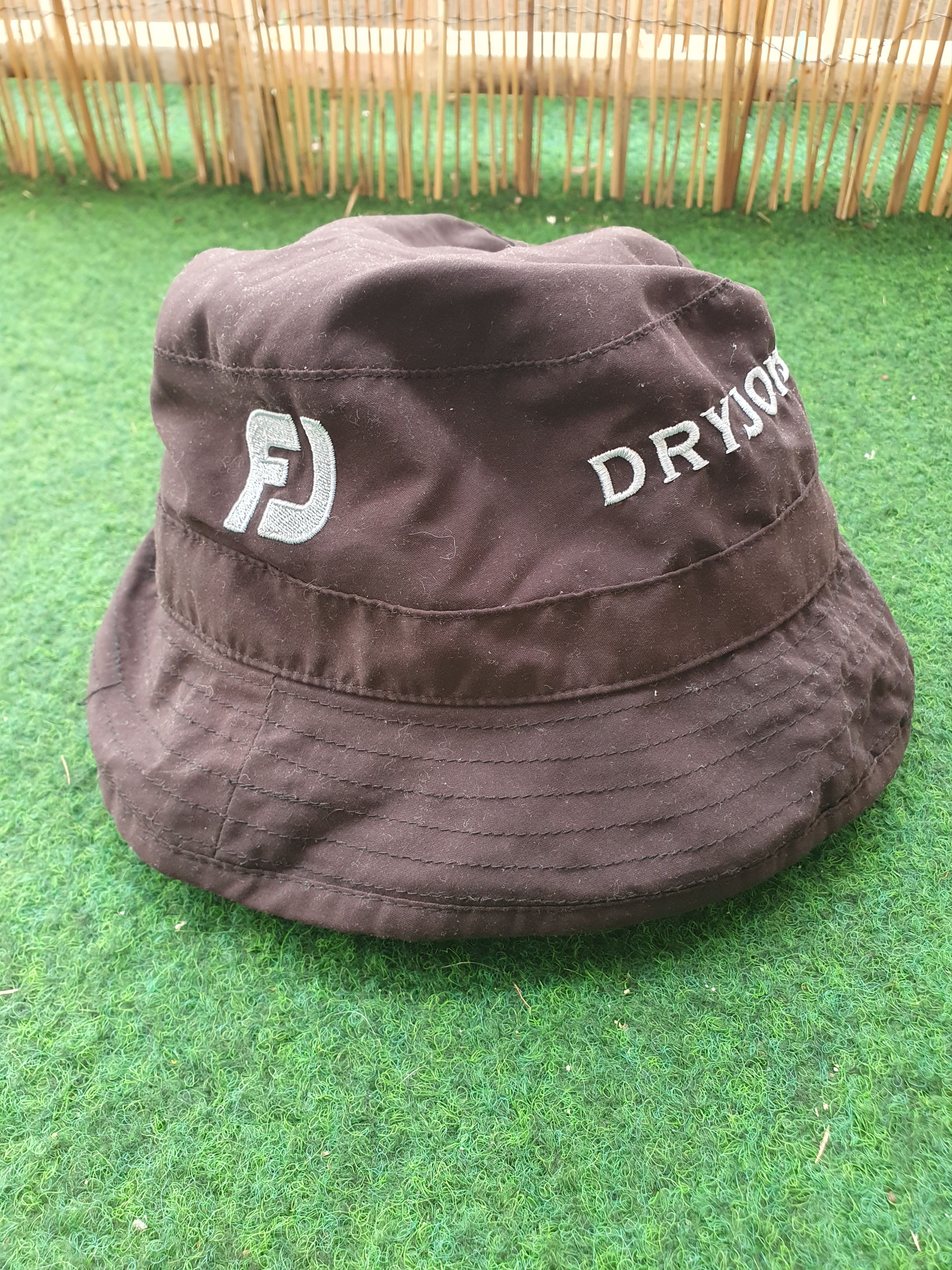 Footjoy Footjoy Dryjoys Bucket Hat Golf Cap Embroidered Logo Size ONE SIZE - 1 Thumbnail