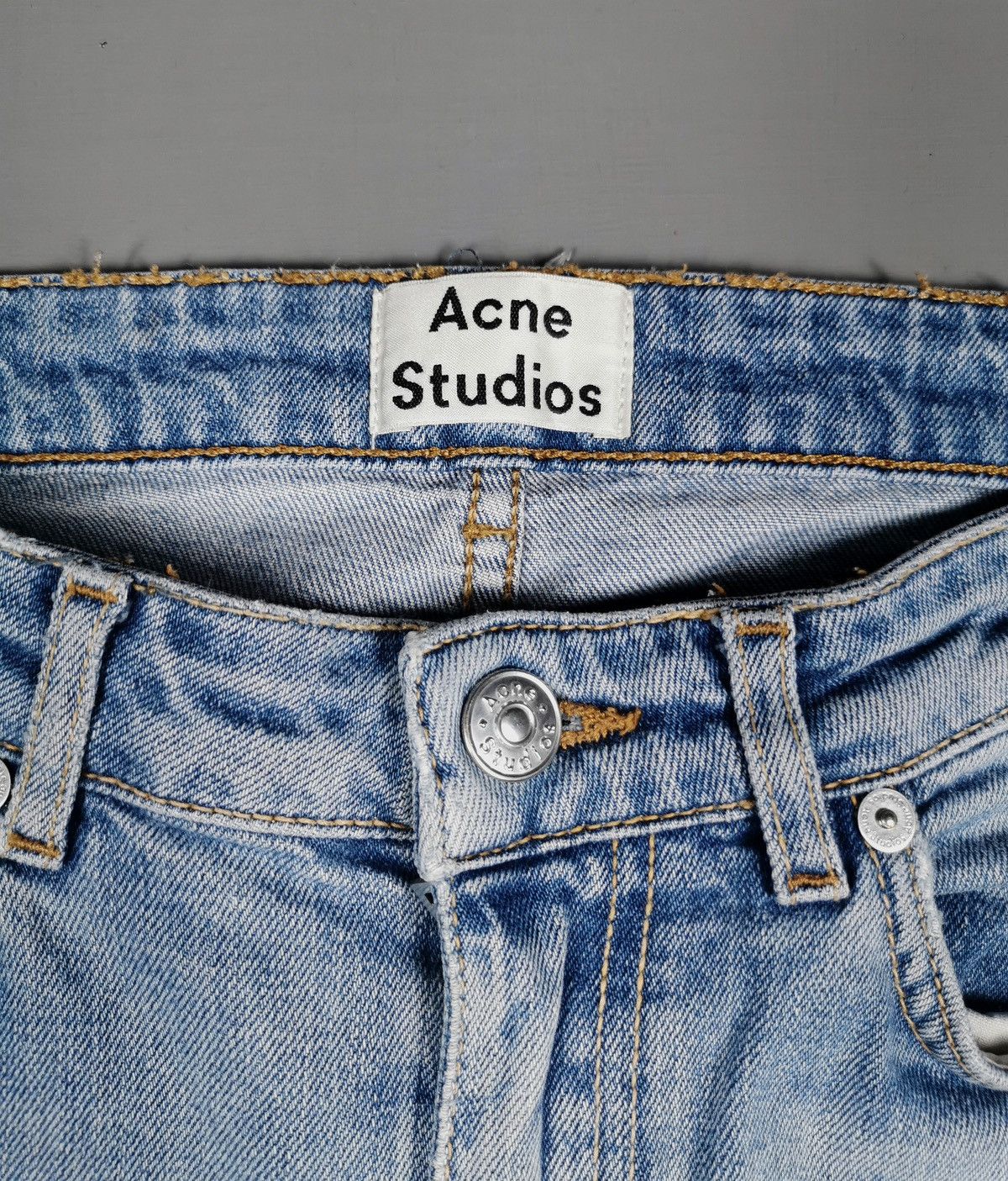 Acne Studios Acne Studios Row Carter Ankle Denim Jeans Size 27" / US 4 / IT 40 - 6 Thumbnail