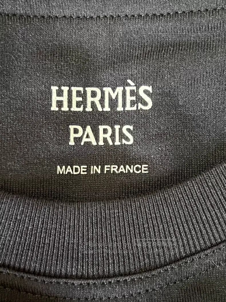 Hermes Hermes Women's Short Sleeve T-Shirt, Black Size S / US 4 / IT 40 - 6 Thumbnail