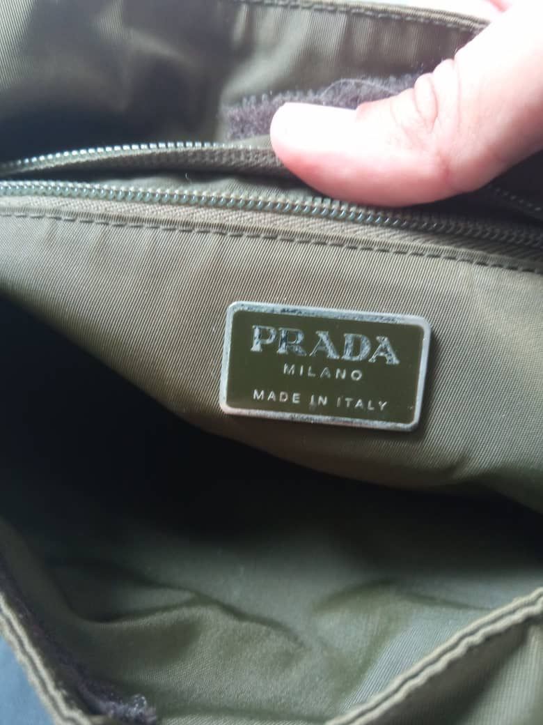 Prada PRADA NYLON MESSENGER BAG IN GREEN ARMY Size ONE SIZE - 9 Thumbnail