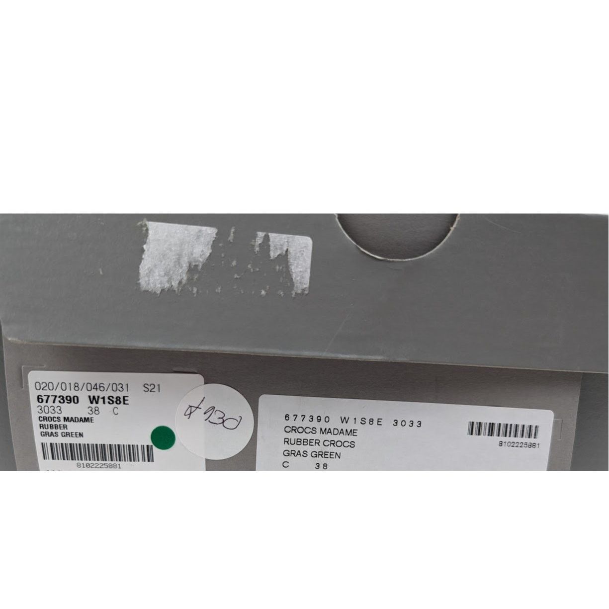 Balenciaga o1rshd1 Q:2 / Rubber Crocs Madame in Grass Green Size US 8 / IT 38 - 23 Thumbnail