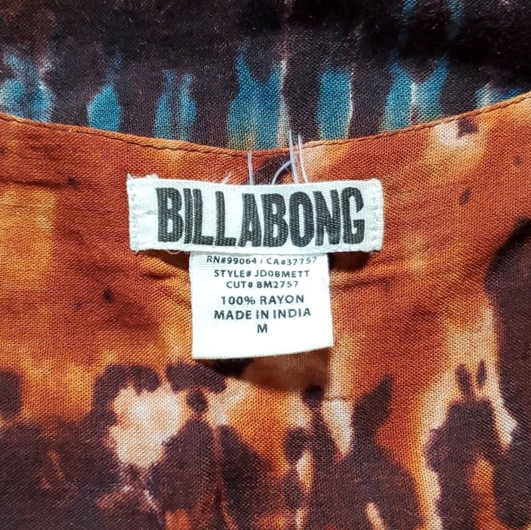 Billabong Billabong Size XS Dress Tie Dye Fringe Tassel Racer Back Size XS / US 0-2 / IT 36-38 - 8 Thumbnail