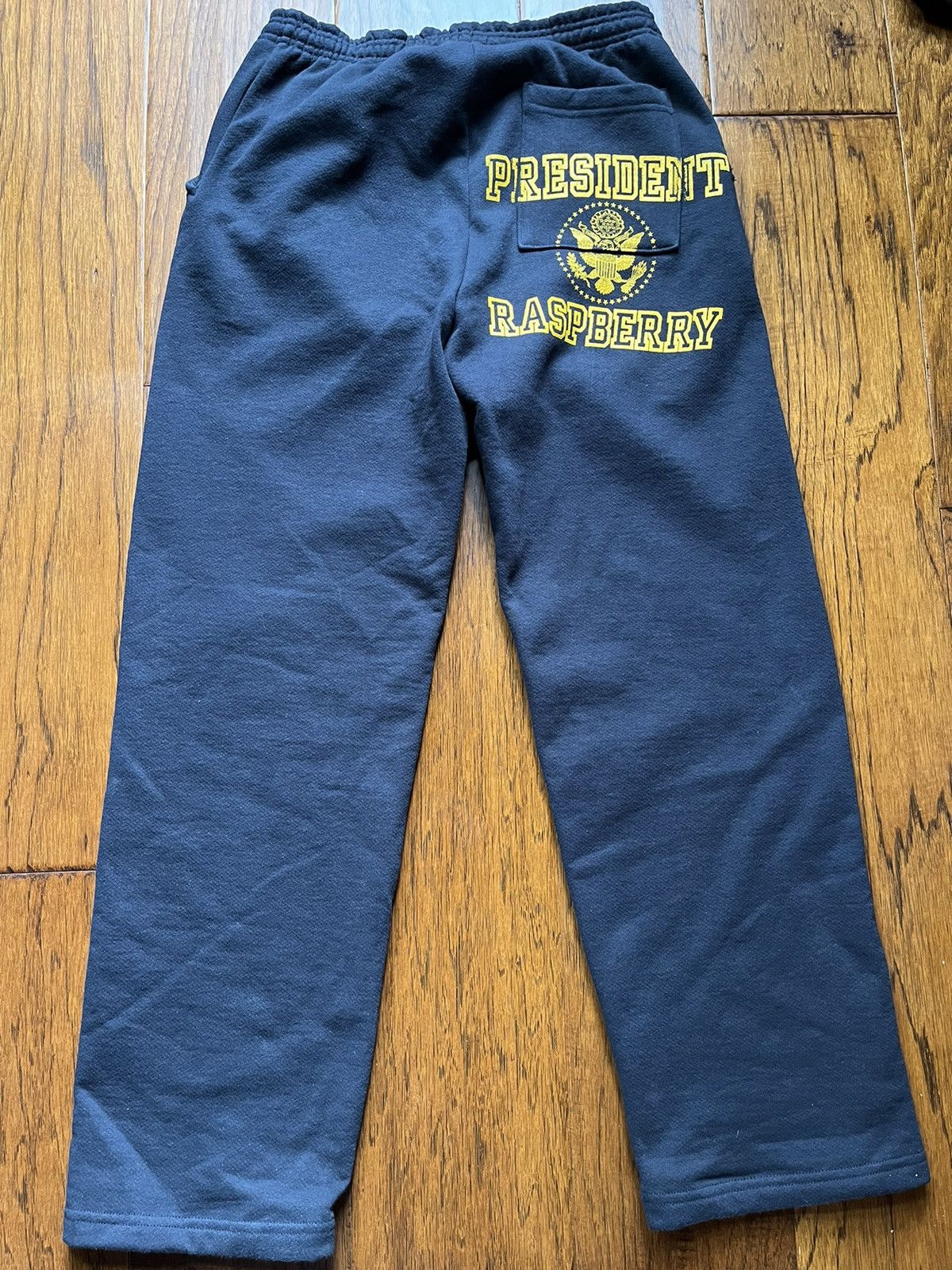 image of G V G V x Vintage Gv Gallery President Raspberry Sweatpants in Black, Men's (Size 30)