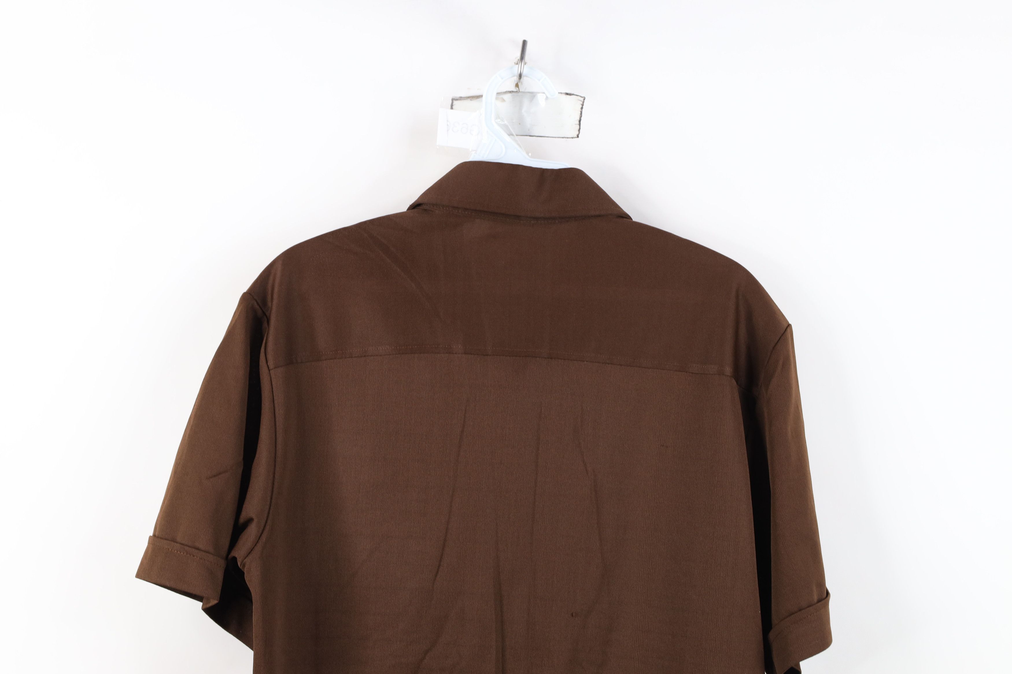 Vintage Vintage 70s Streetwear Short Sleeve Collared Button Shirt Size US L / EU 52-54 / 3 - 13 Thumbnail