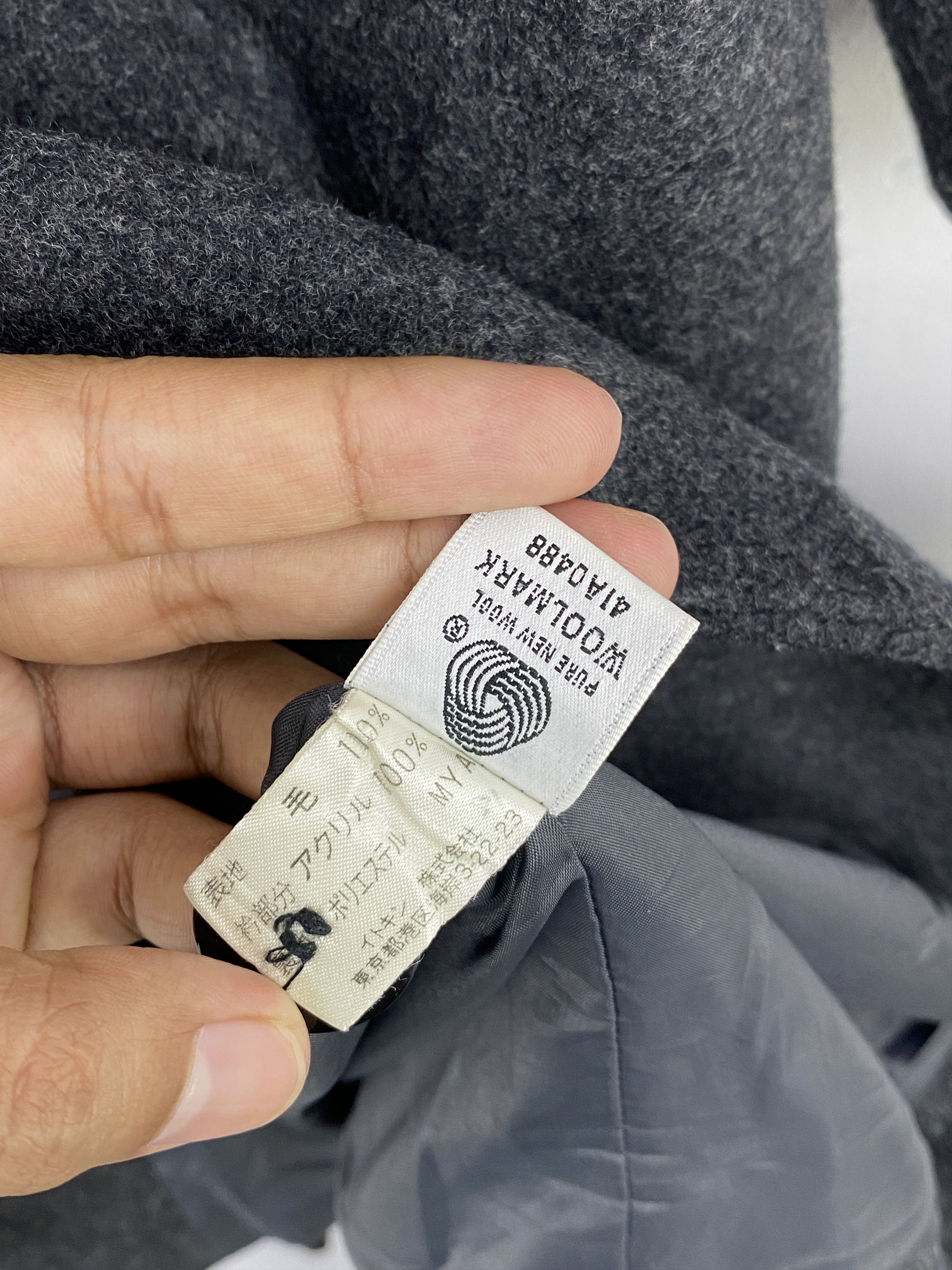 Michel Klein Vintage Michel Klein Button Up Long Wool Grey Jacket JA0062 Size US XXS / EU 40 - 7 Thumbnail