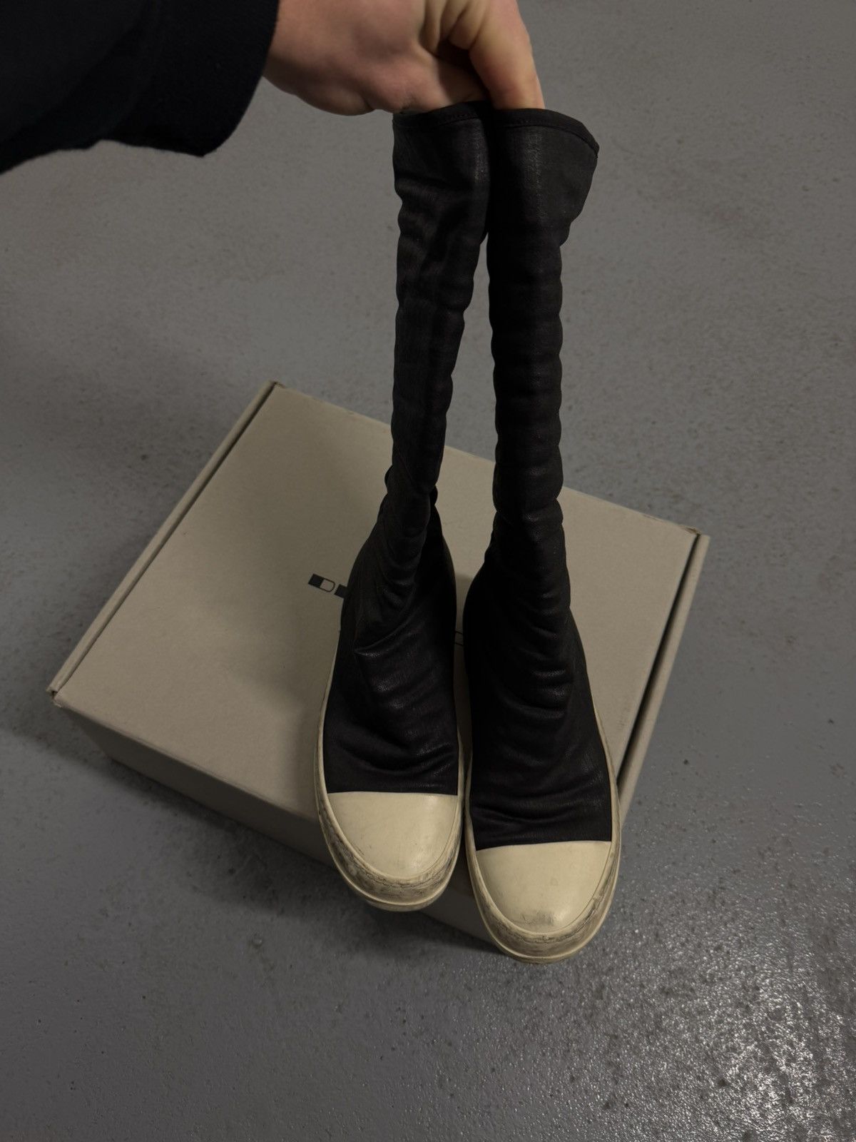 Rick Owens Drkshdw Rick Owens Drkshdw Socks With Box Size US 7 / IT 37 - 4 Thumbnail